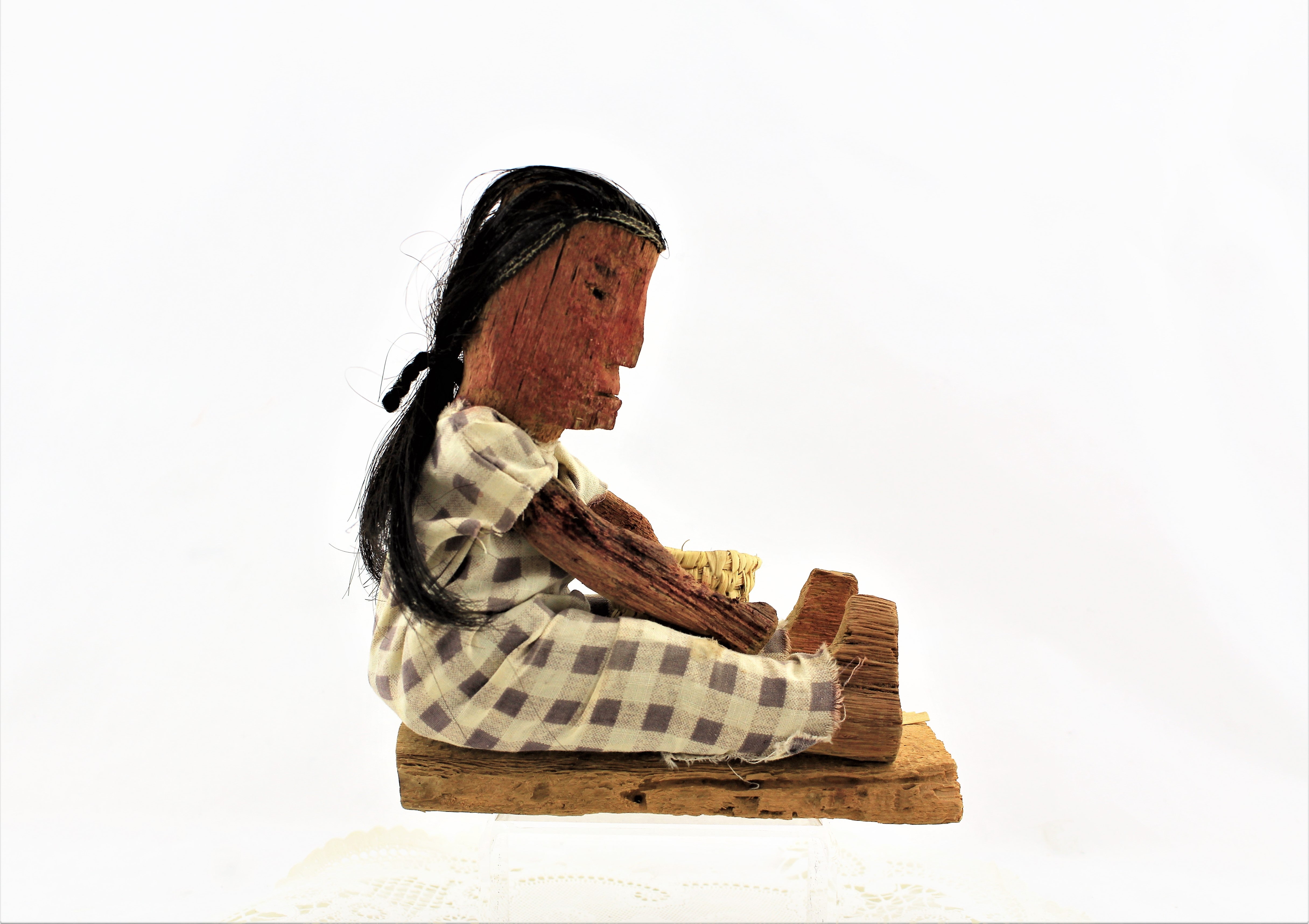 Chepa Franco Folk Art Doll with Basket