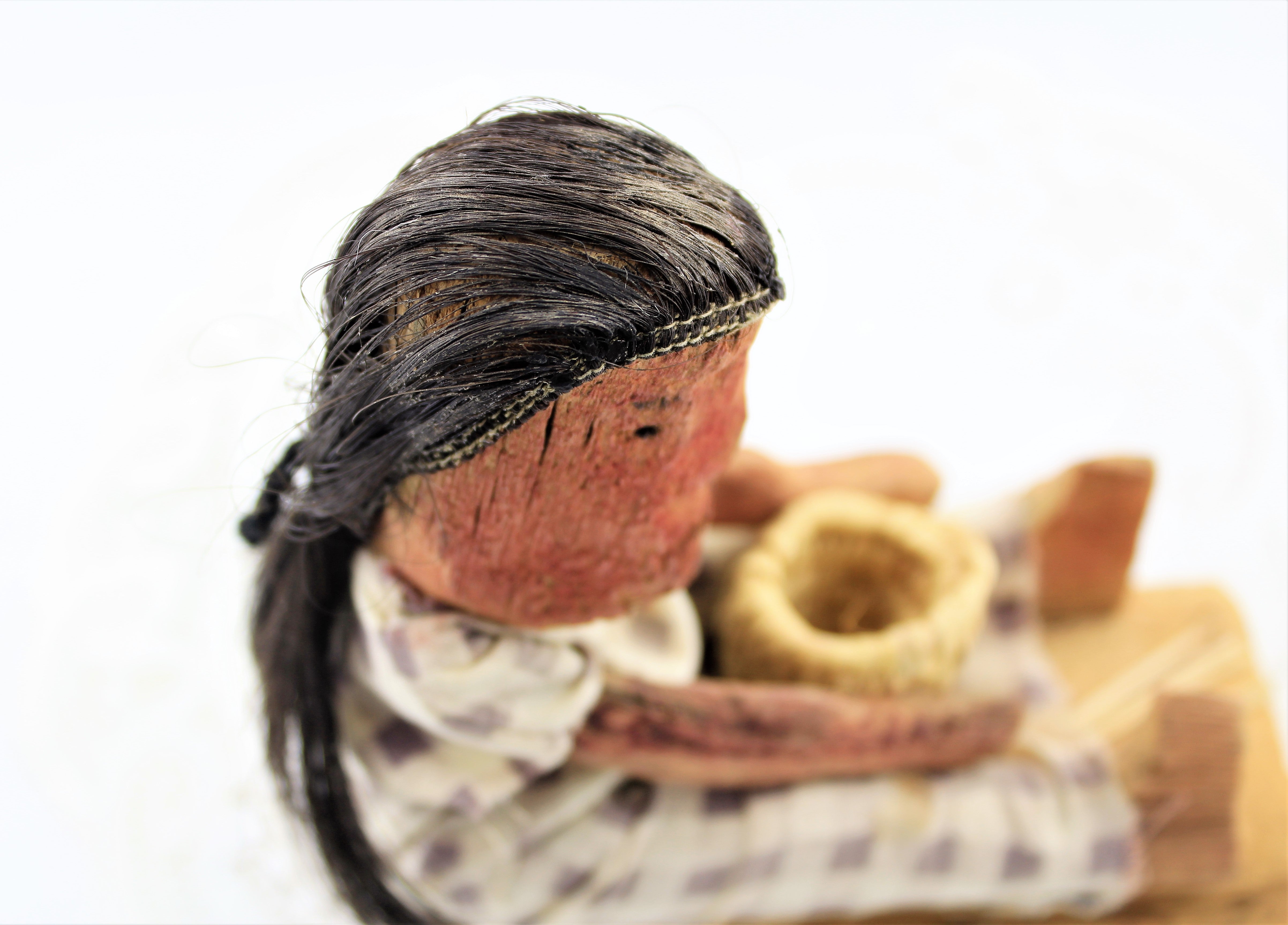 Chepa Franco Folk Art Doll with Basket