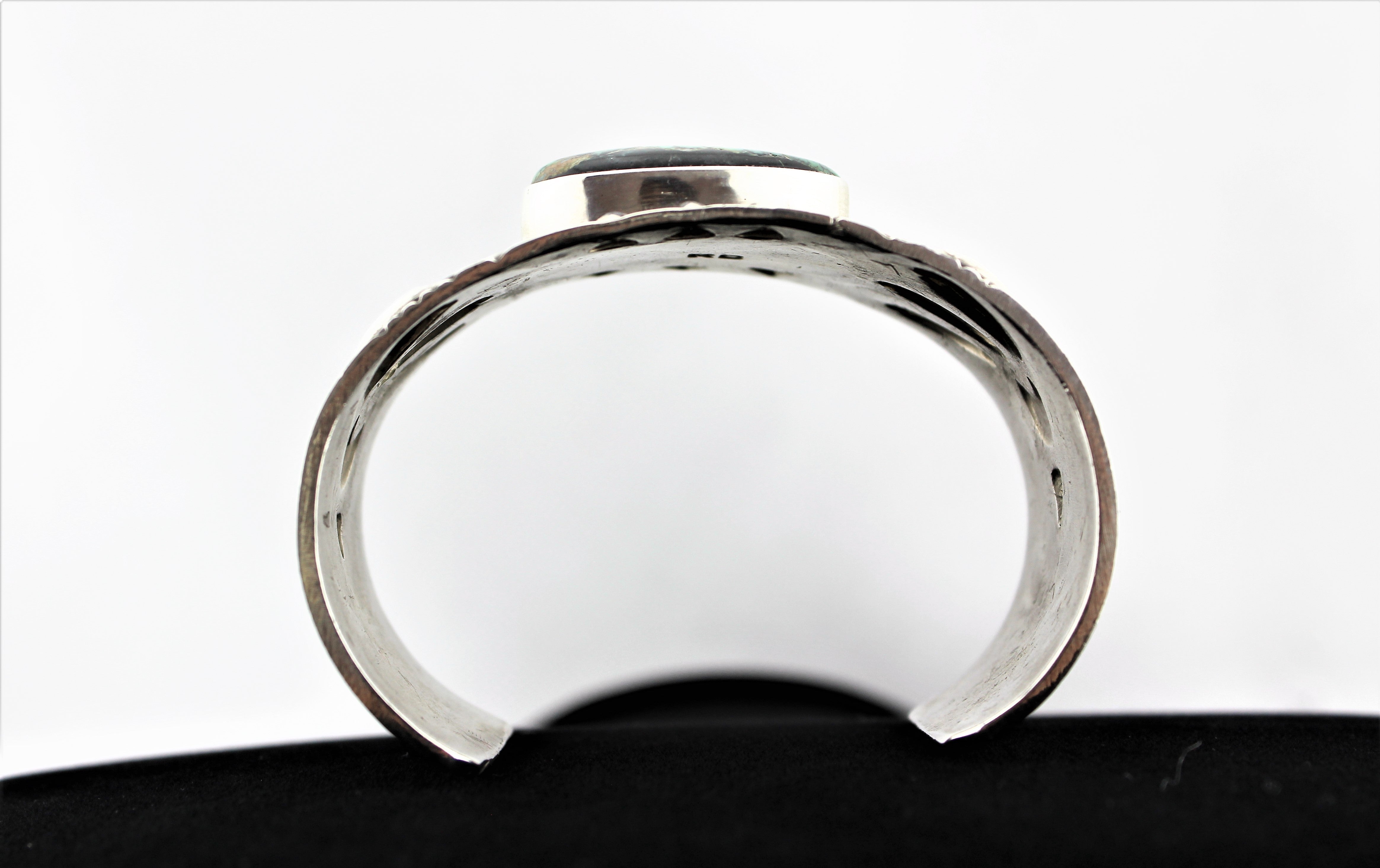 Richard Begay Sterling Silver Turquoise Bracelet