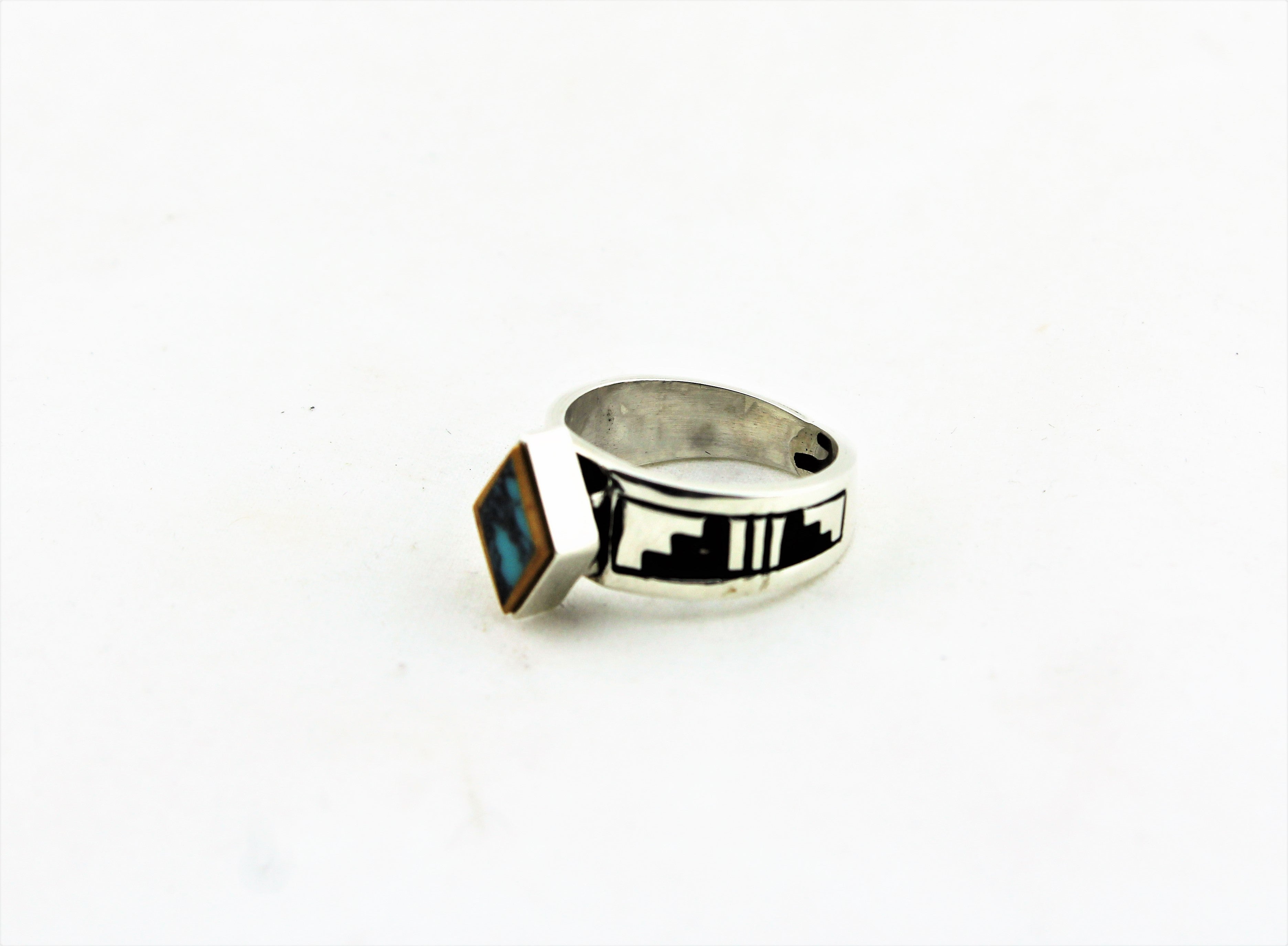 Abraham Begay Sterling Silver Ring