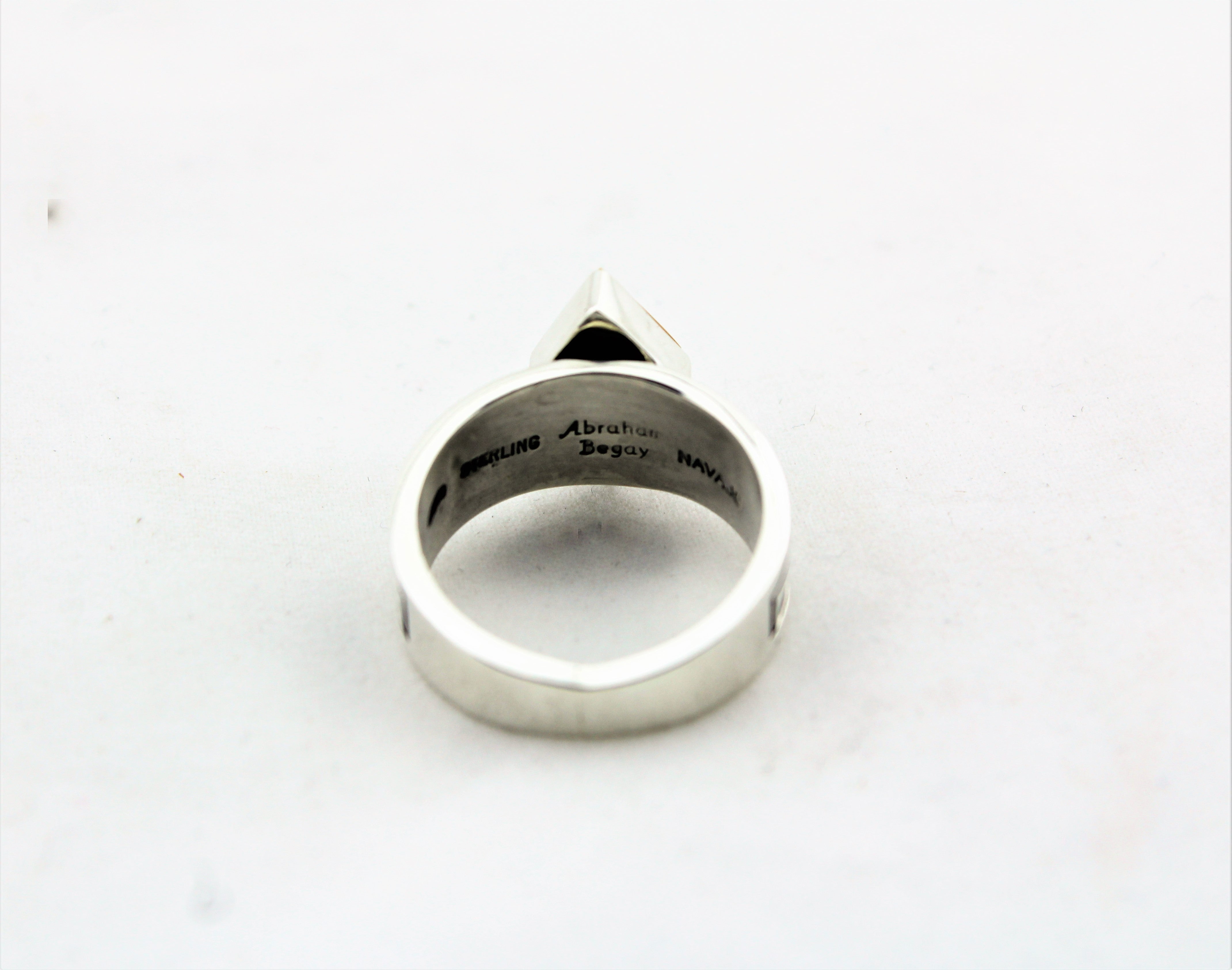 Abraham Begay Sterling Silver Ring