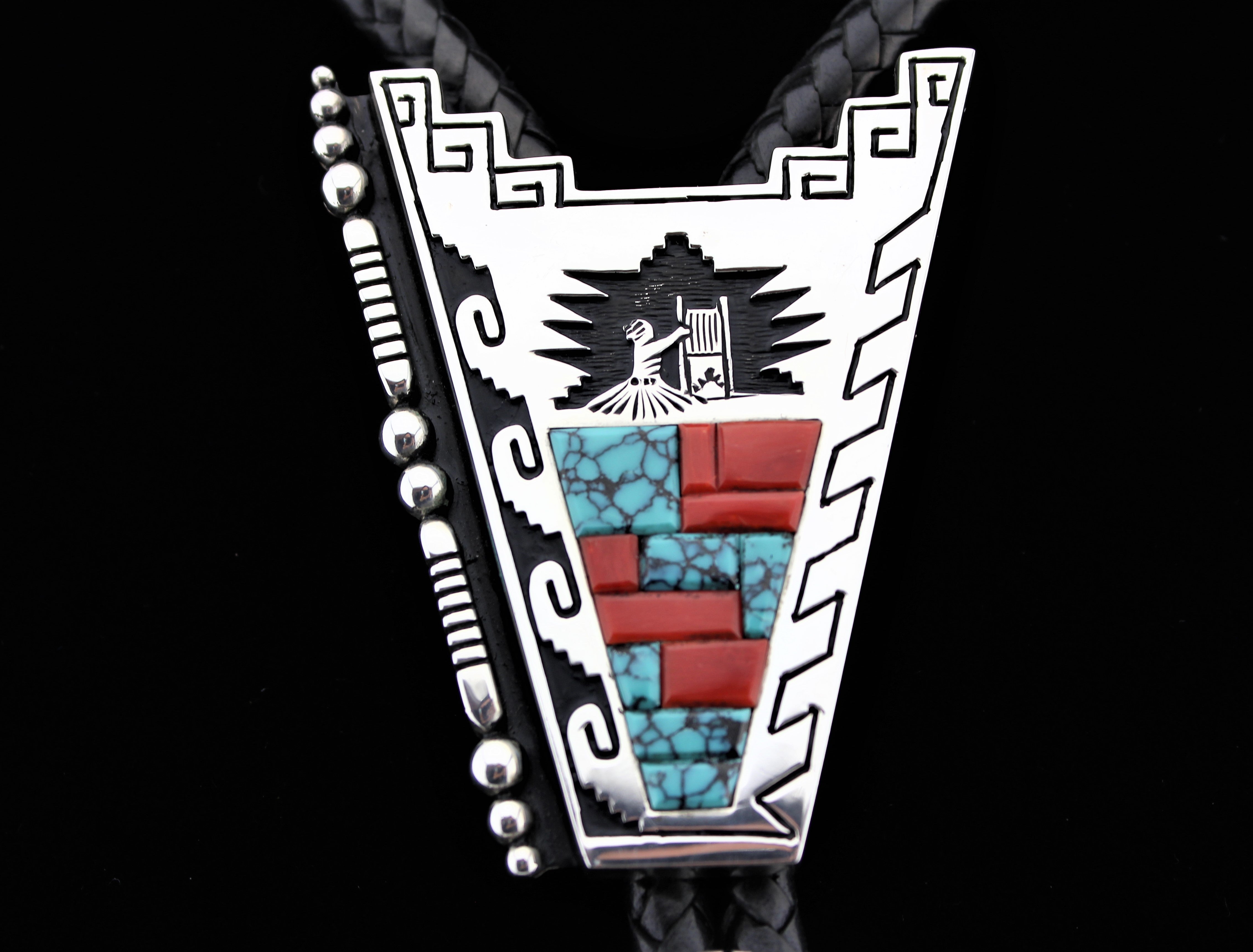Alvin and Lula Begay Double Bolo Tie