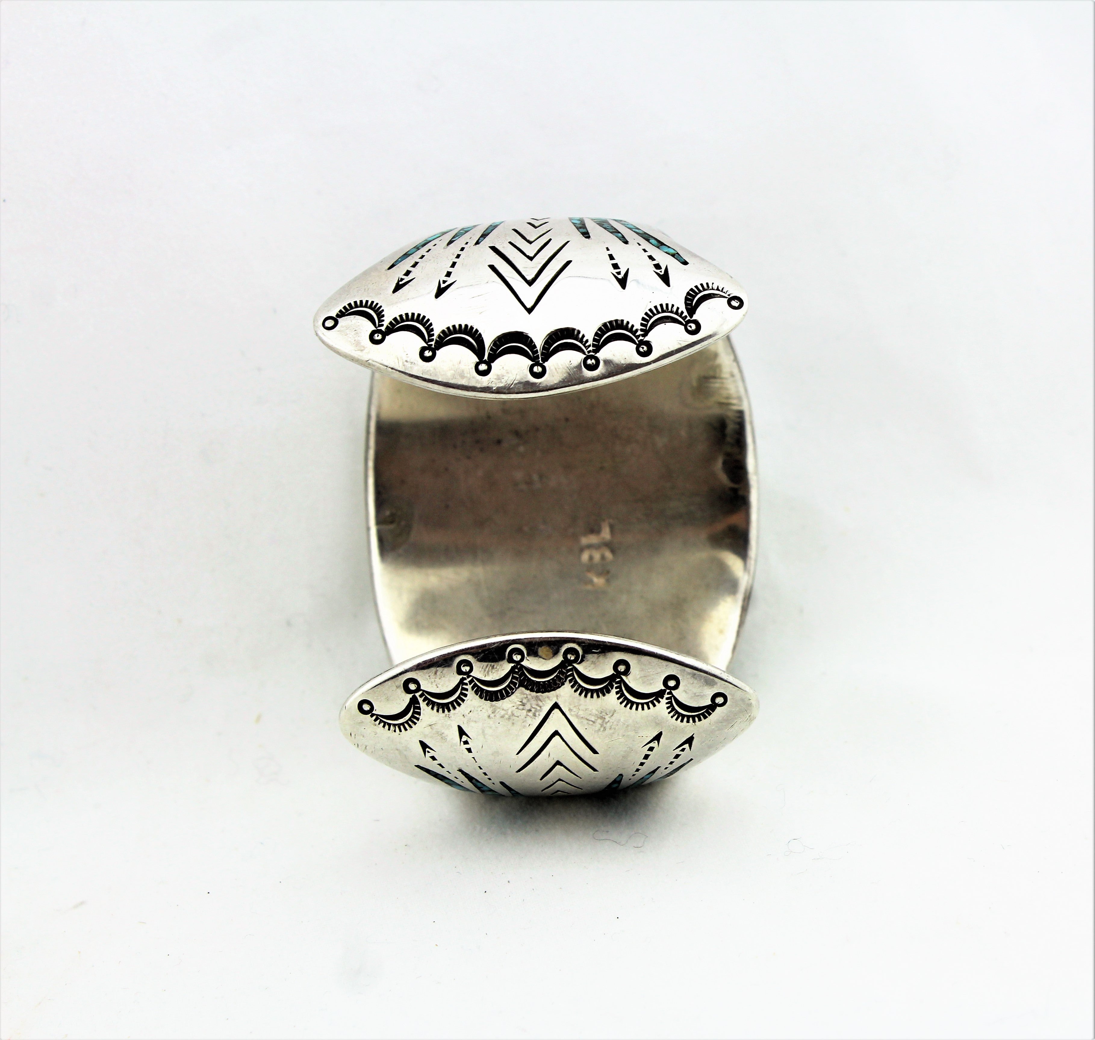 Navajo Shadowbox Inlay Bracelet