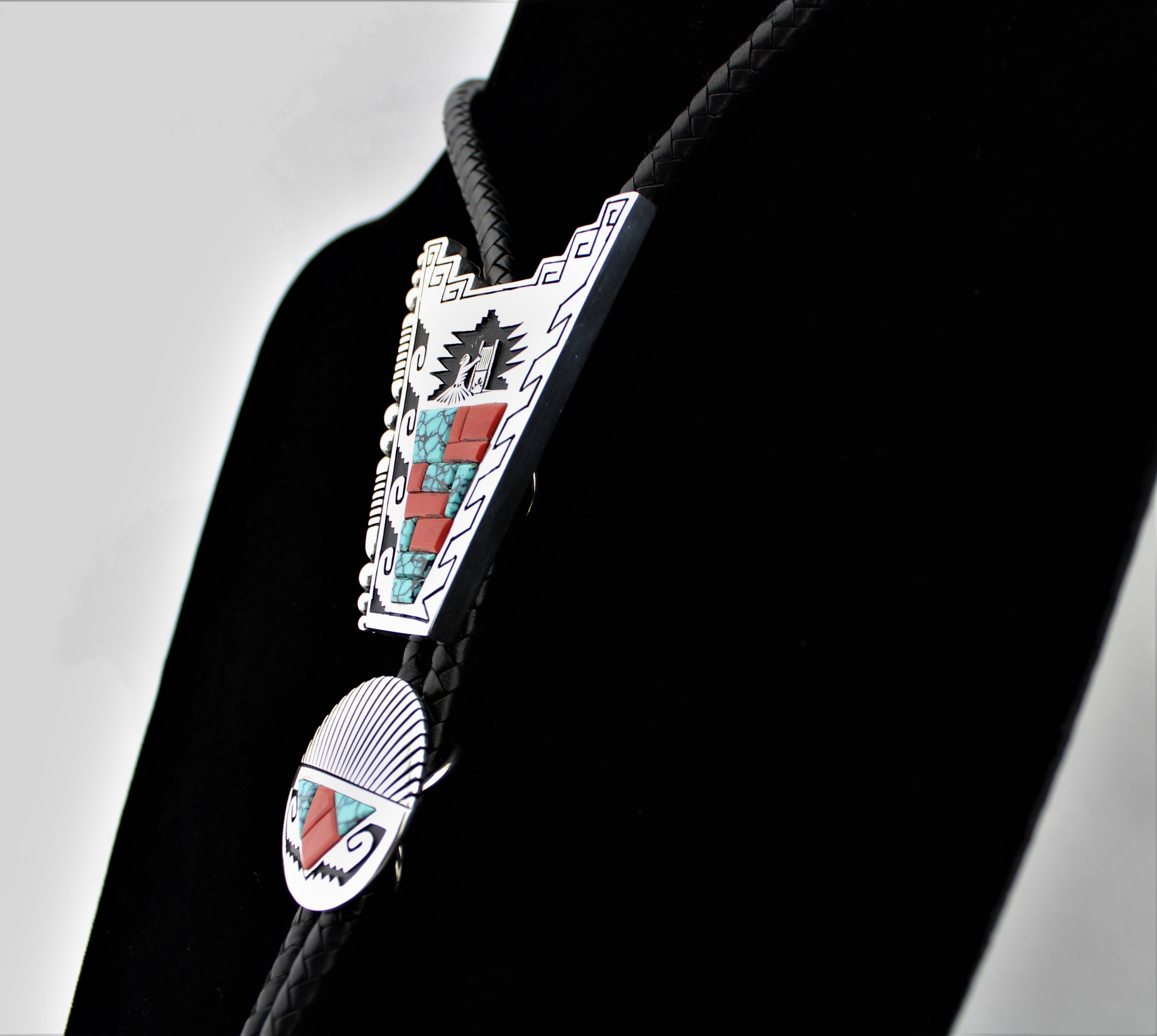 Alvin and Lula Begay Double Bolo Tie