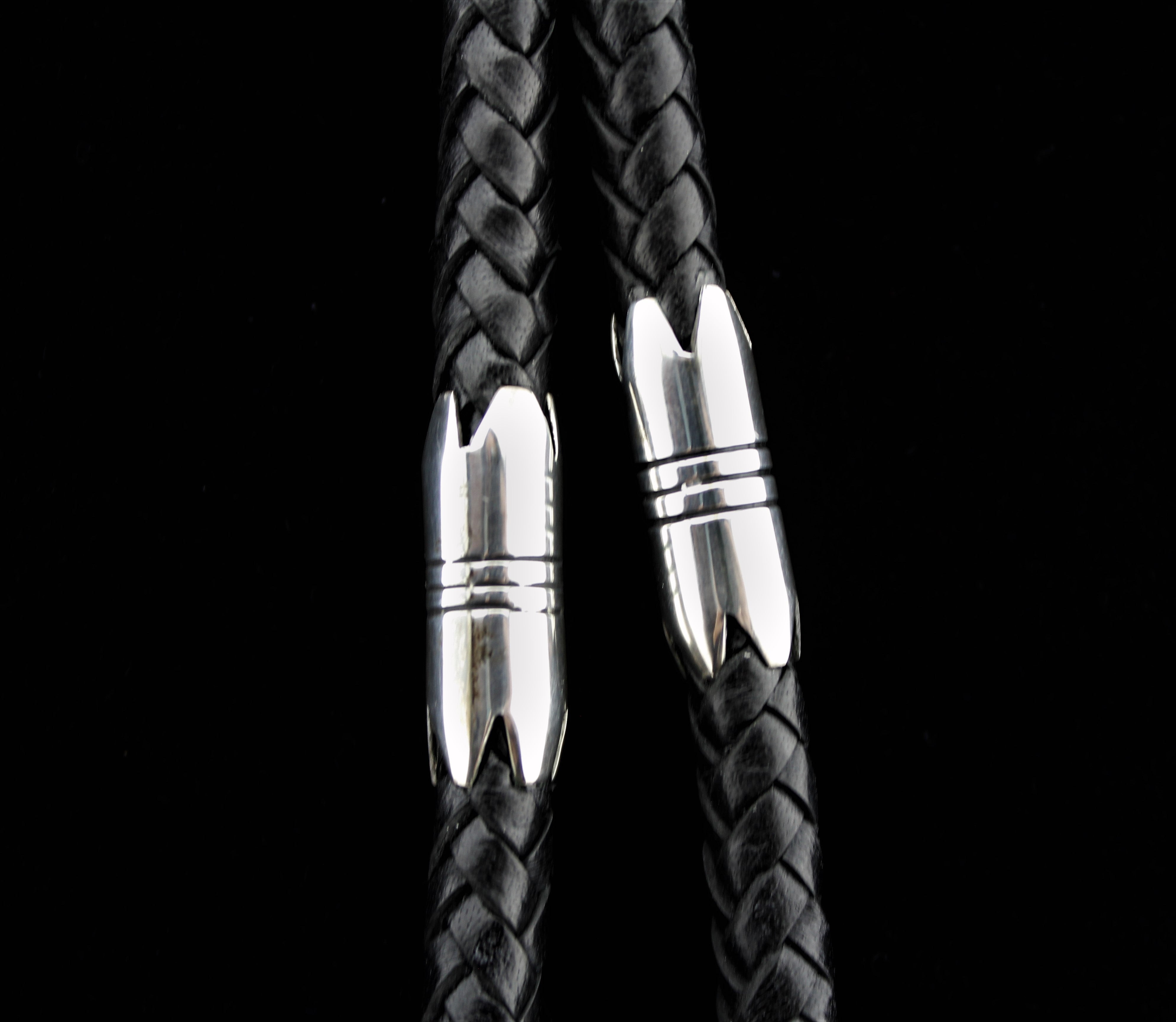 Alvin and Lula Begay Double Bolo Tie