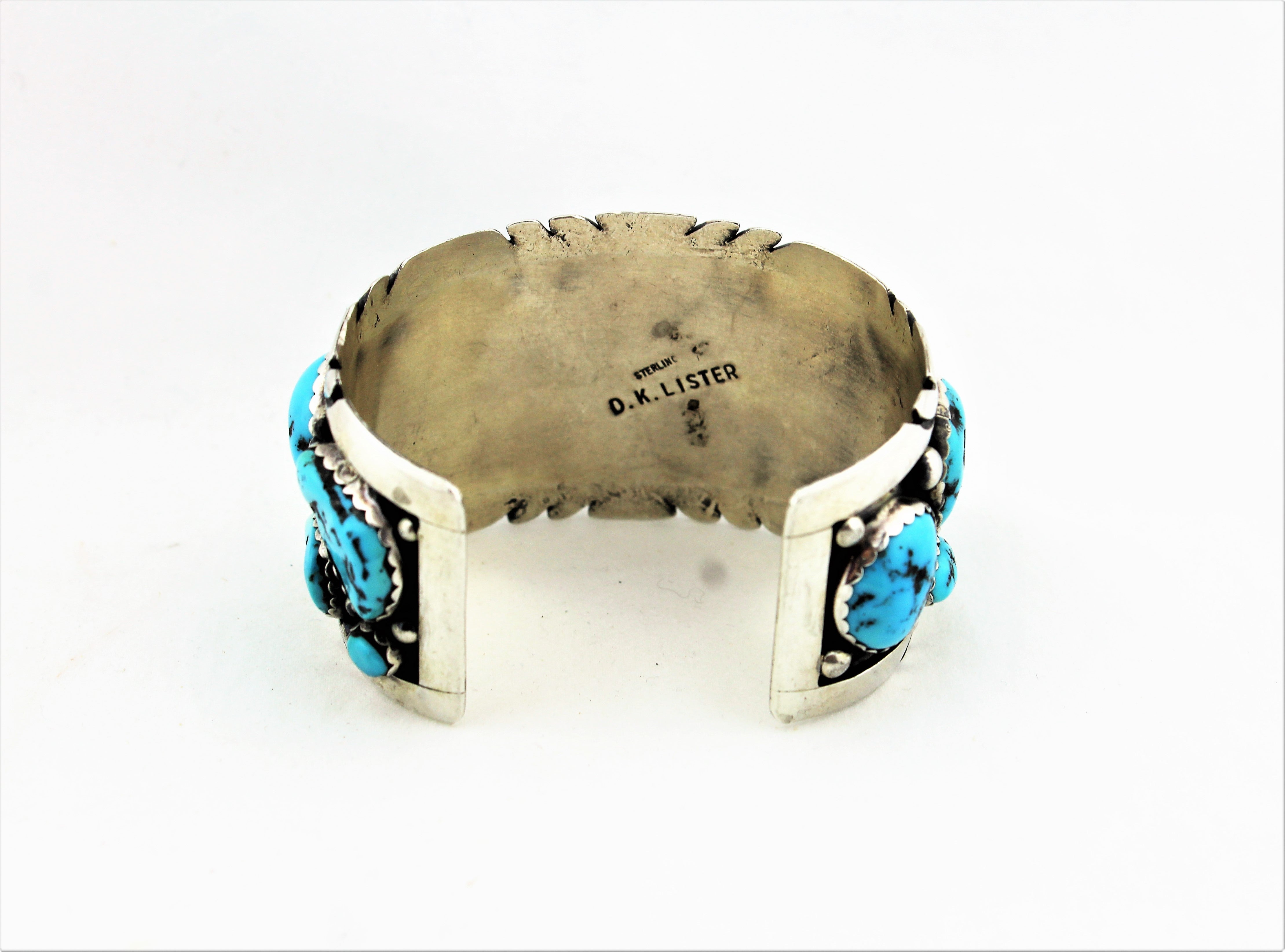 Sterling Silver  Turquoise Nuggets Bracelet