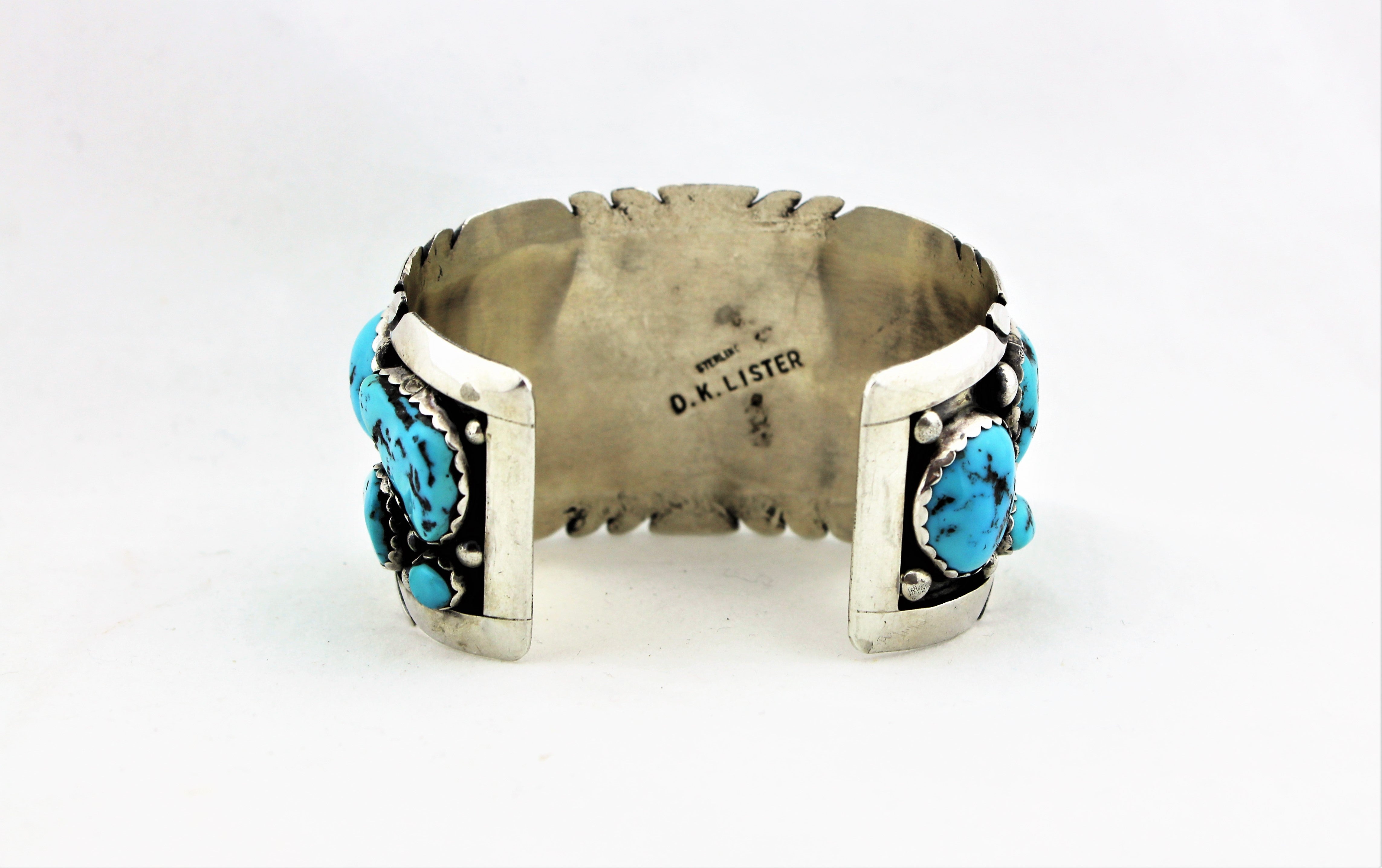 Sterling Silver  Turquoise Nuggets Bracelet