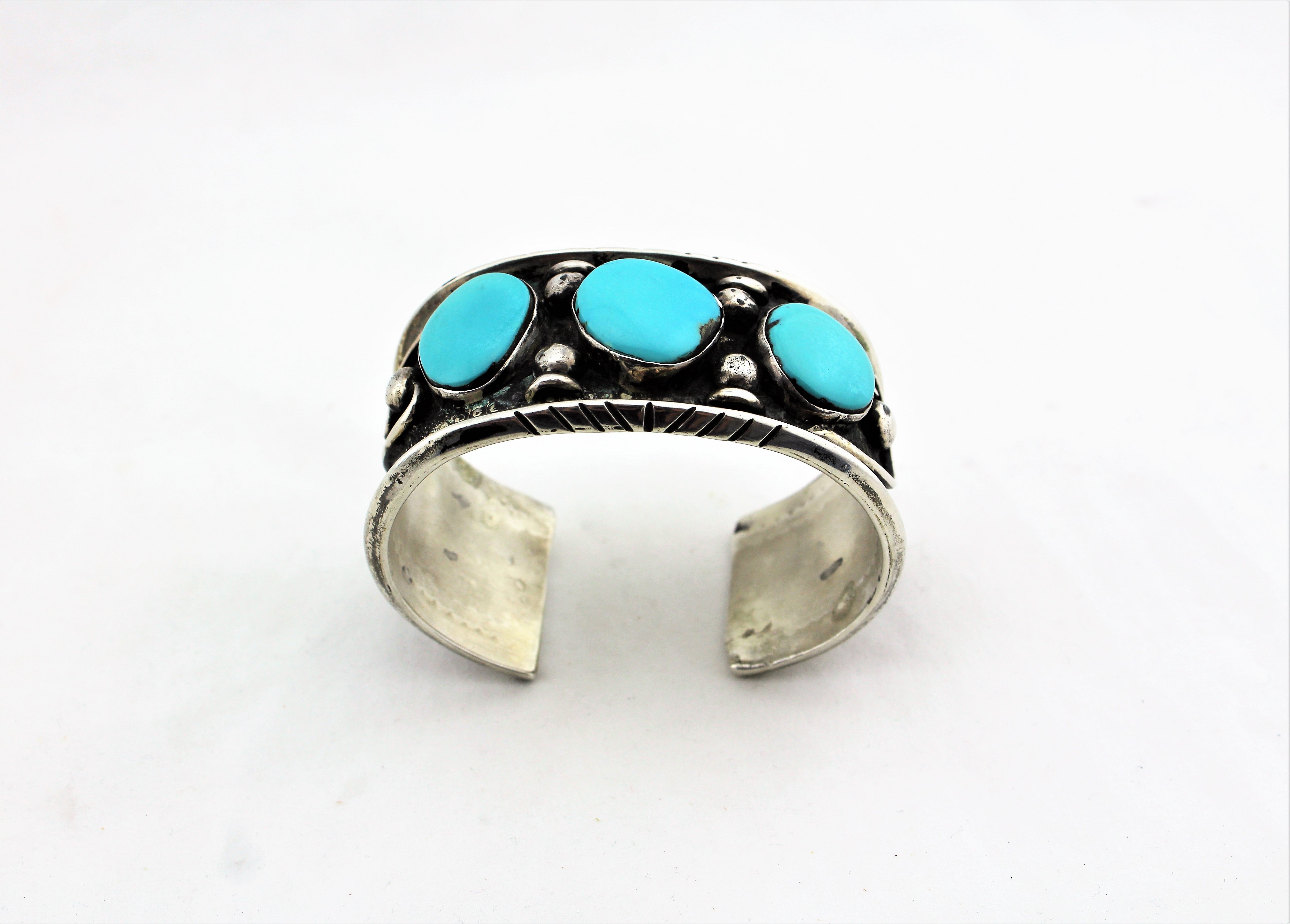 Sterling Silver Turquoise Bracelet