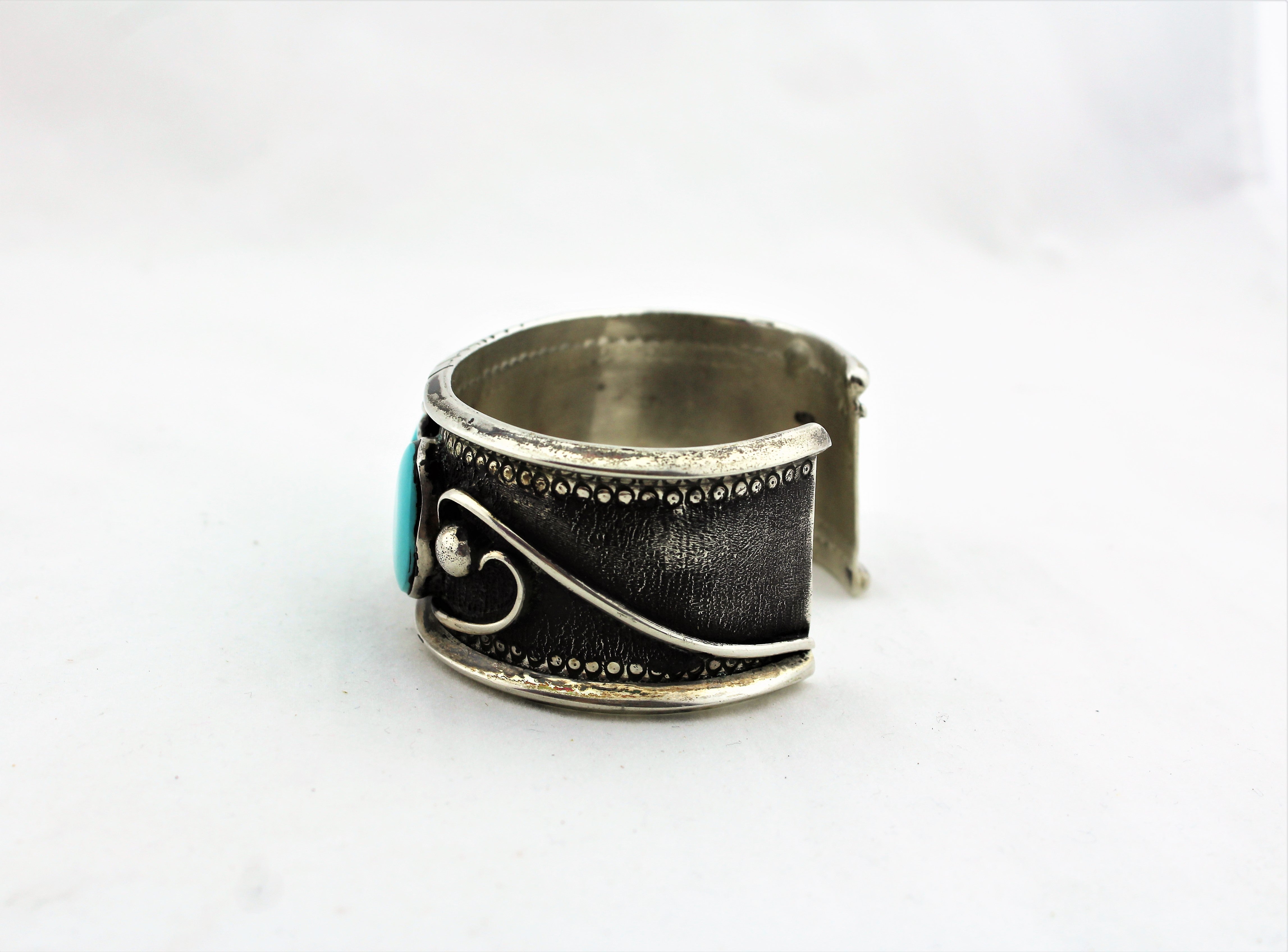 Sterling Silver Turquoise Bracelet