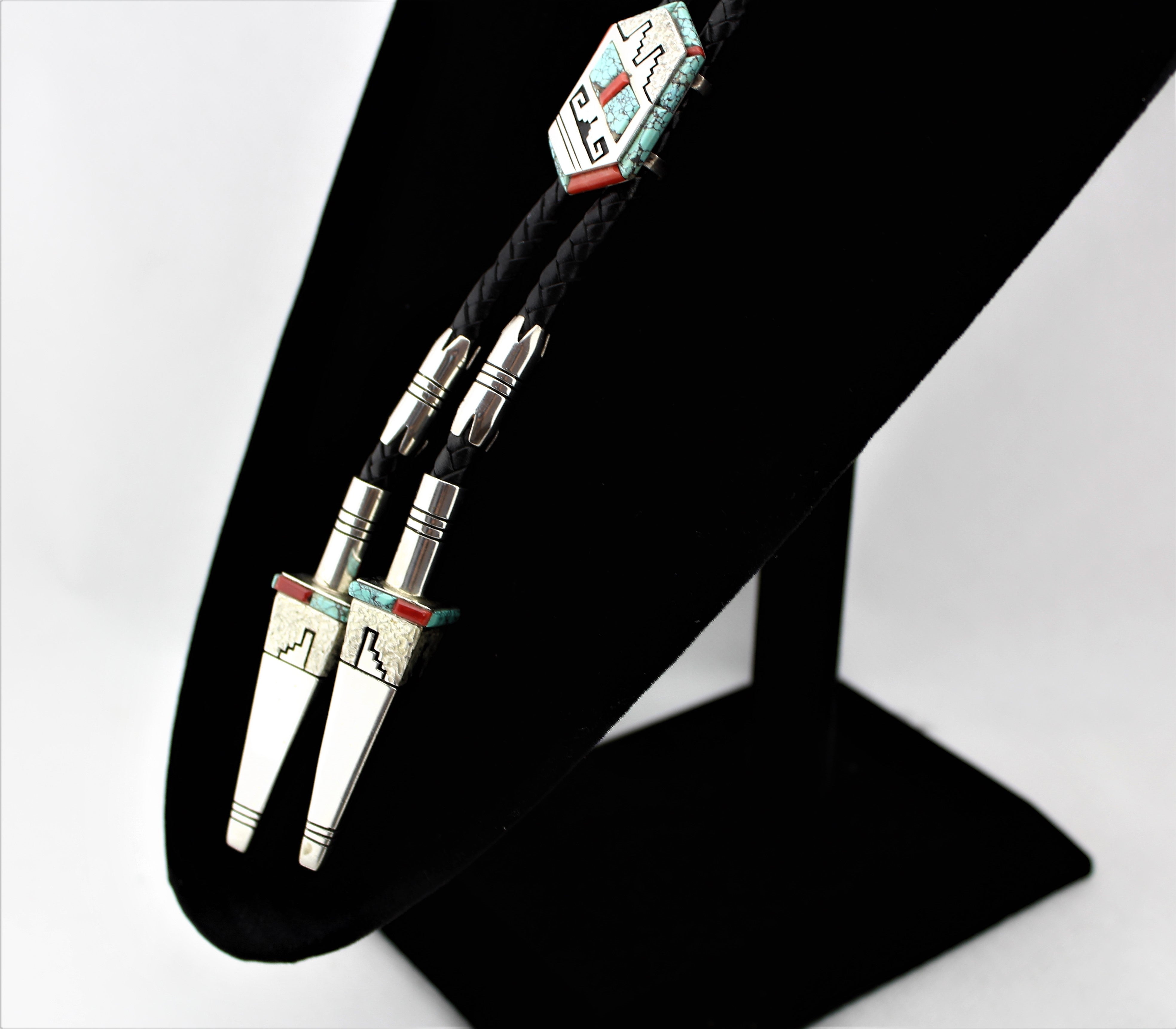 Alvin and Lula Begay Bolo Tie Buckle Set