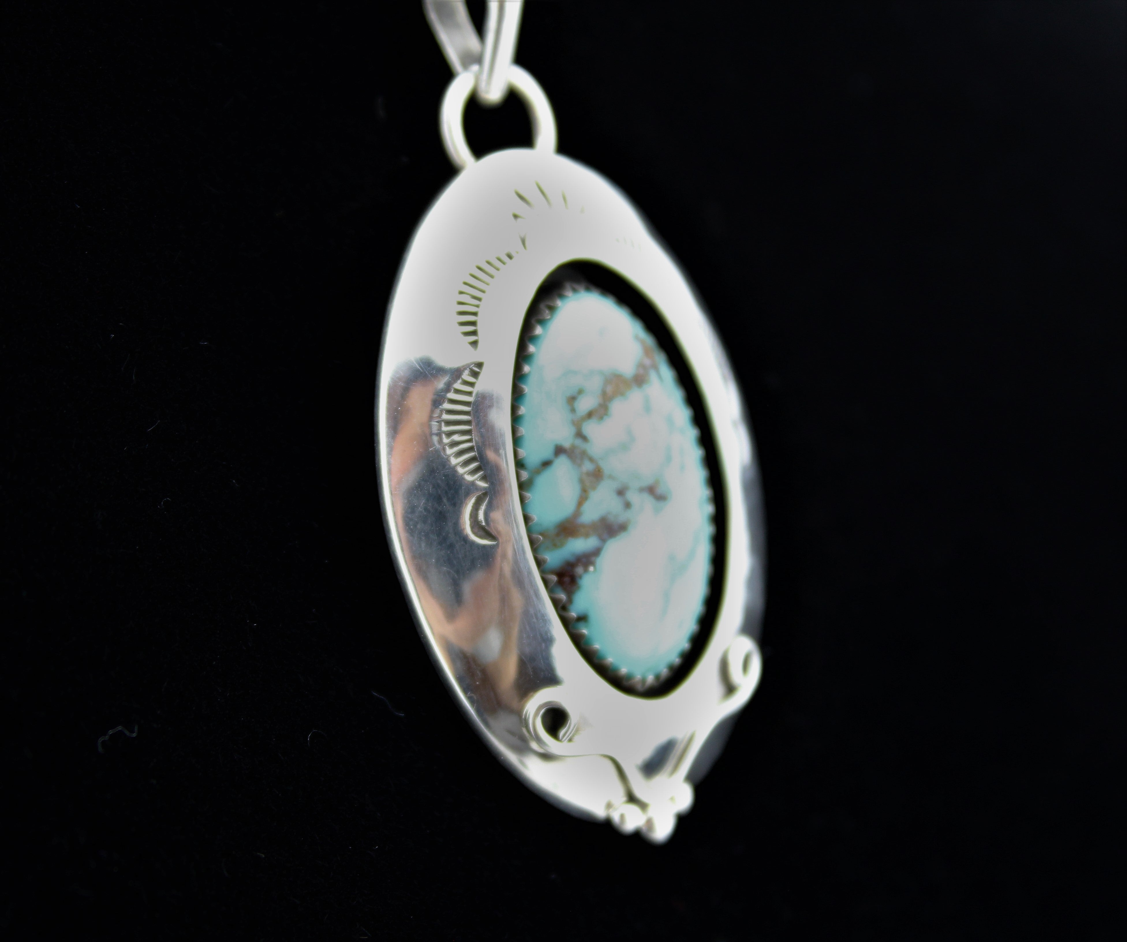 Lyanne Goodluck Sterling Turqoise Pendant
