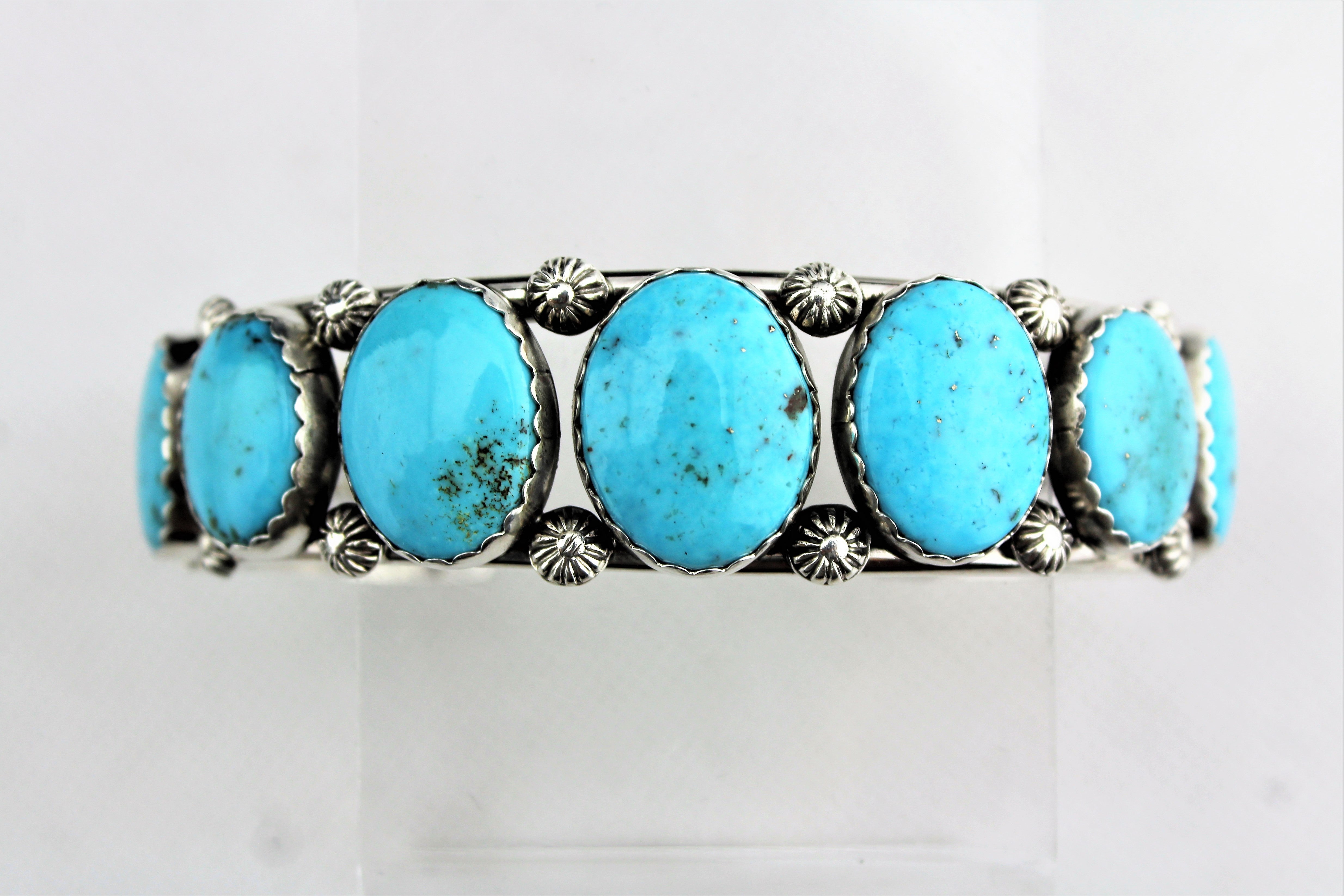 Lyanne Goodluck Turquoise Cabochon Bracelet