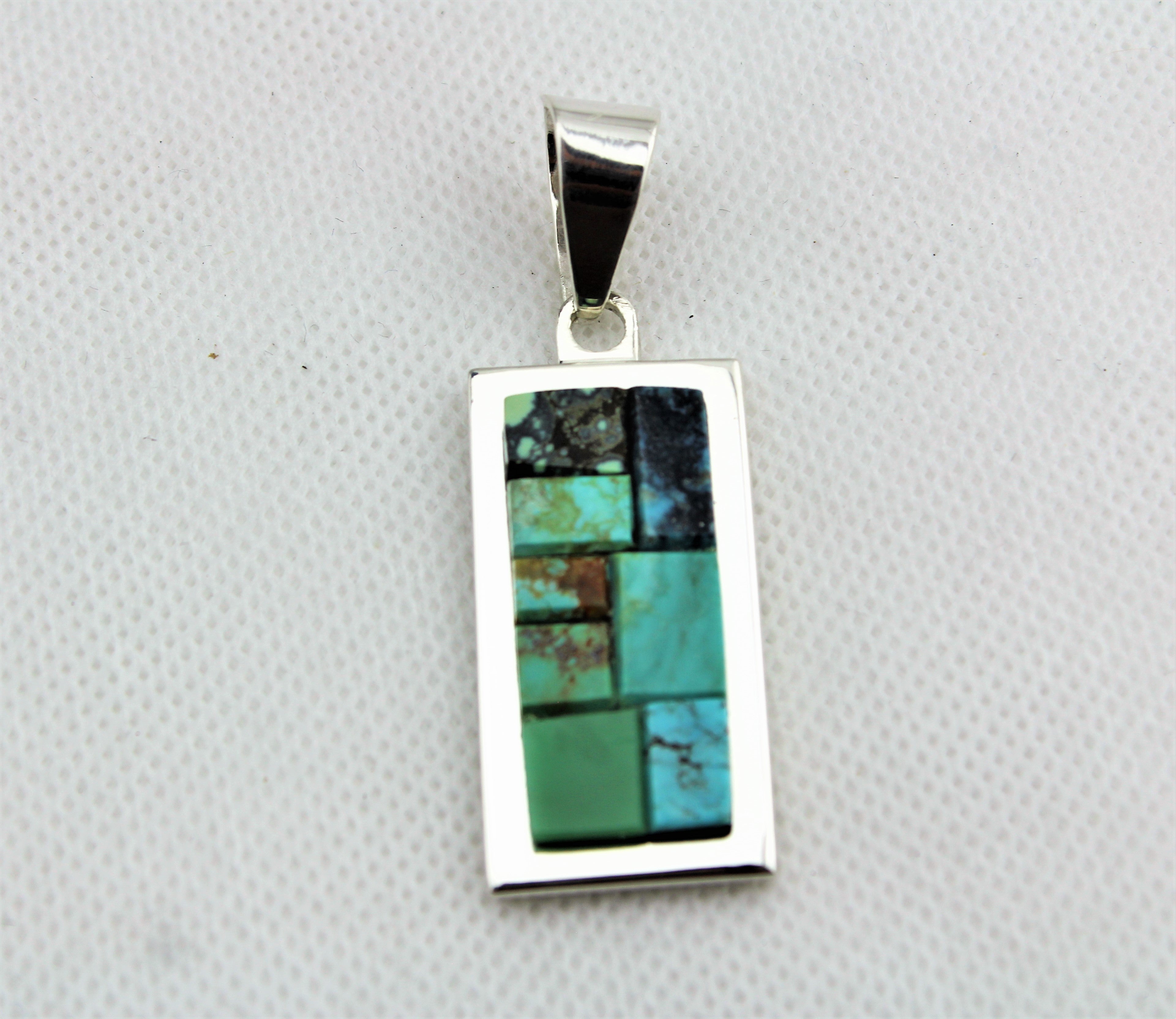 Tommy Jackson Sterling Turquoise Pendant