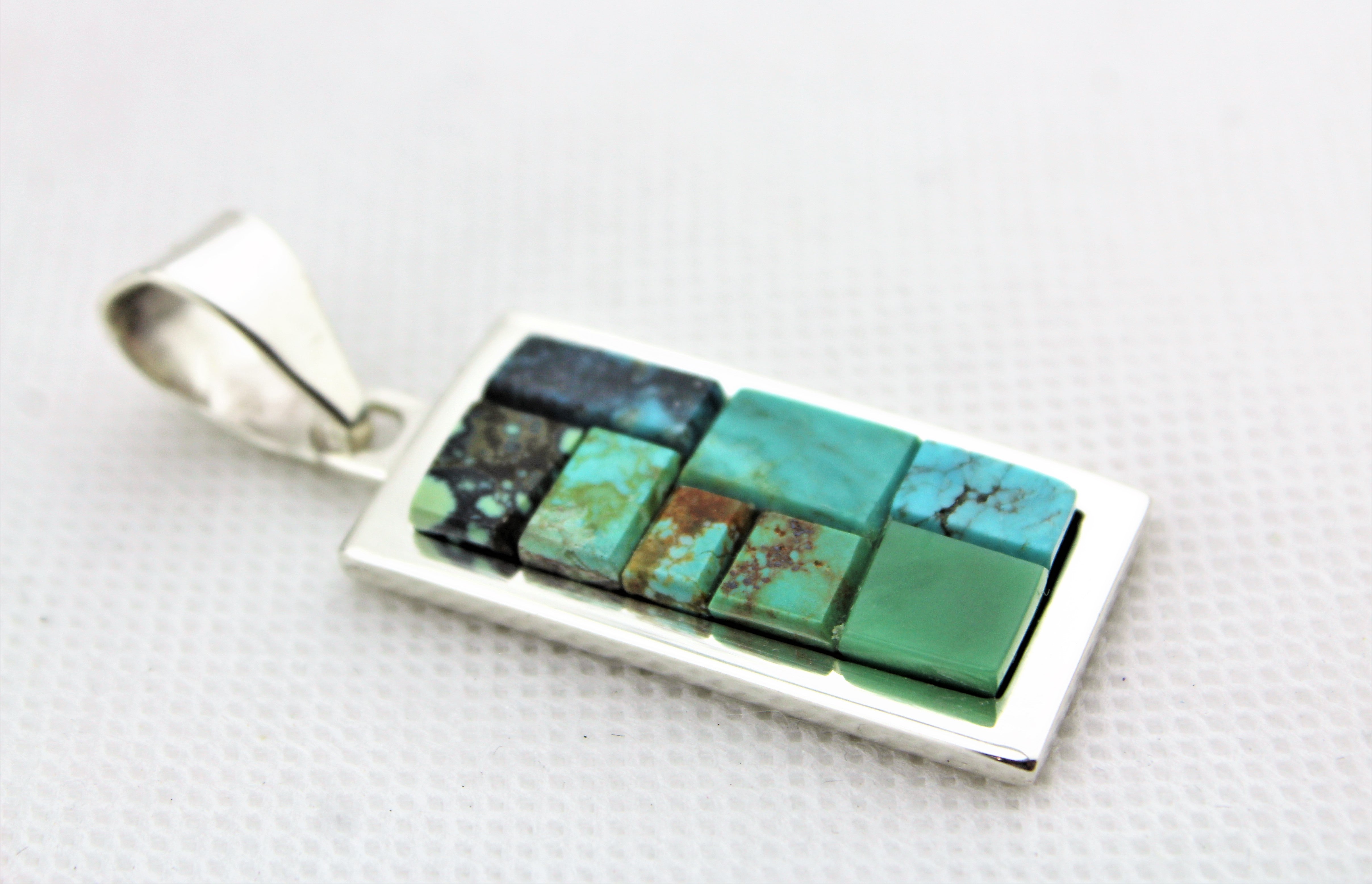 Tommy Jackson Sterling Turquoise Pendant