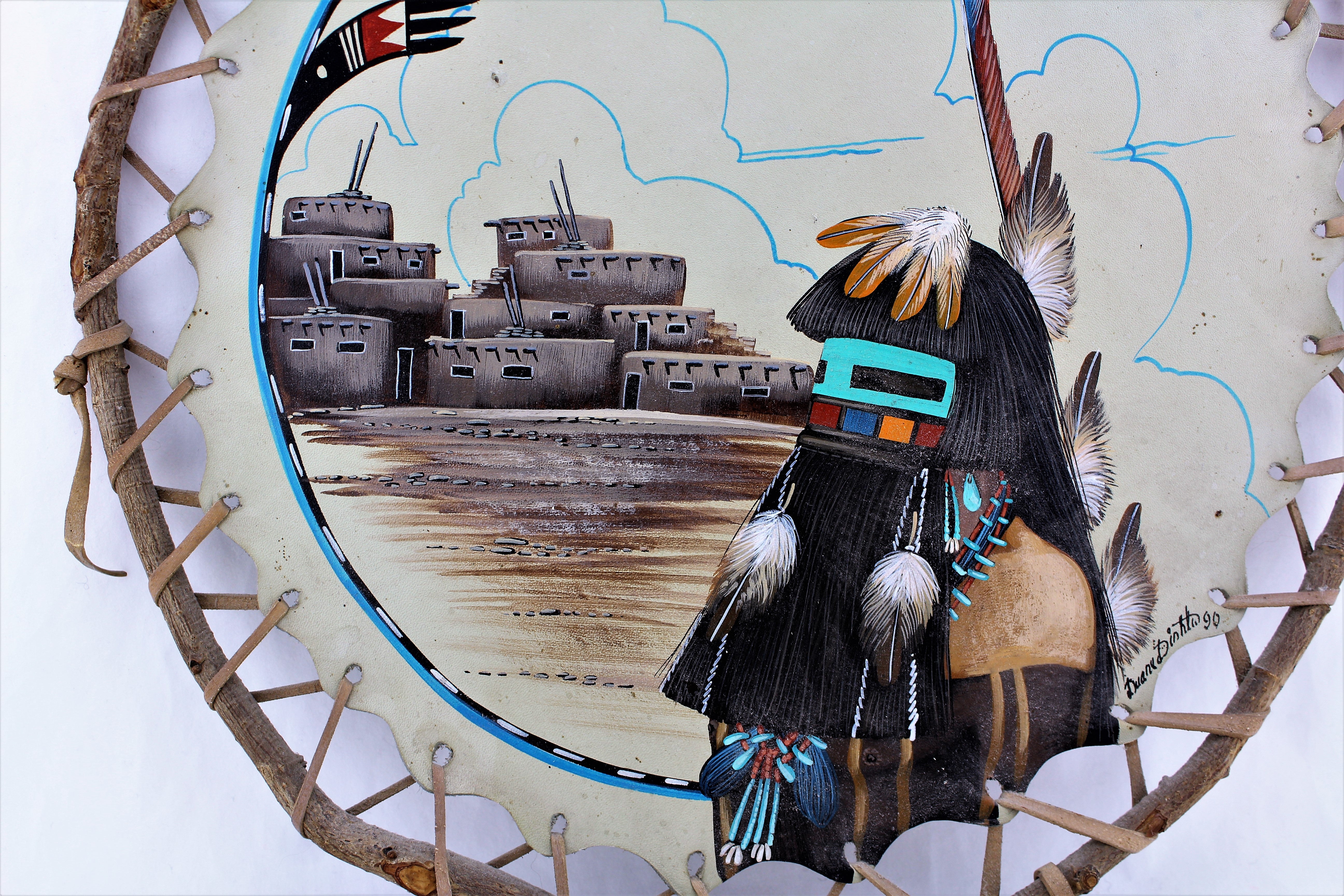 Duane Dishta Longhair Zuni Painting