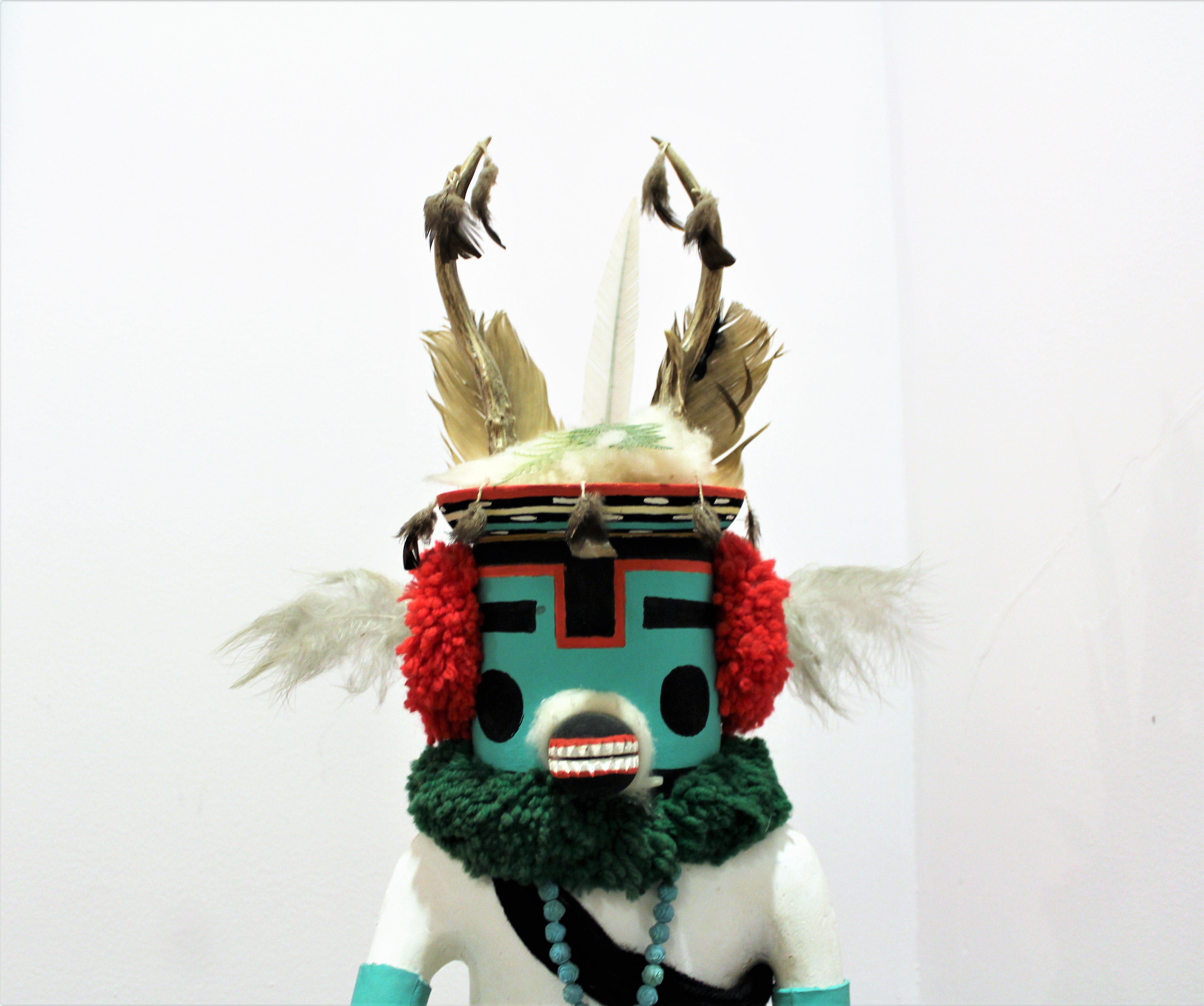 Large Deer Kachina Doll Sculpture