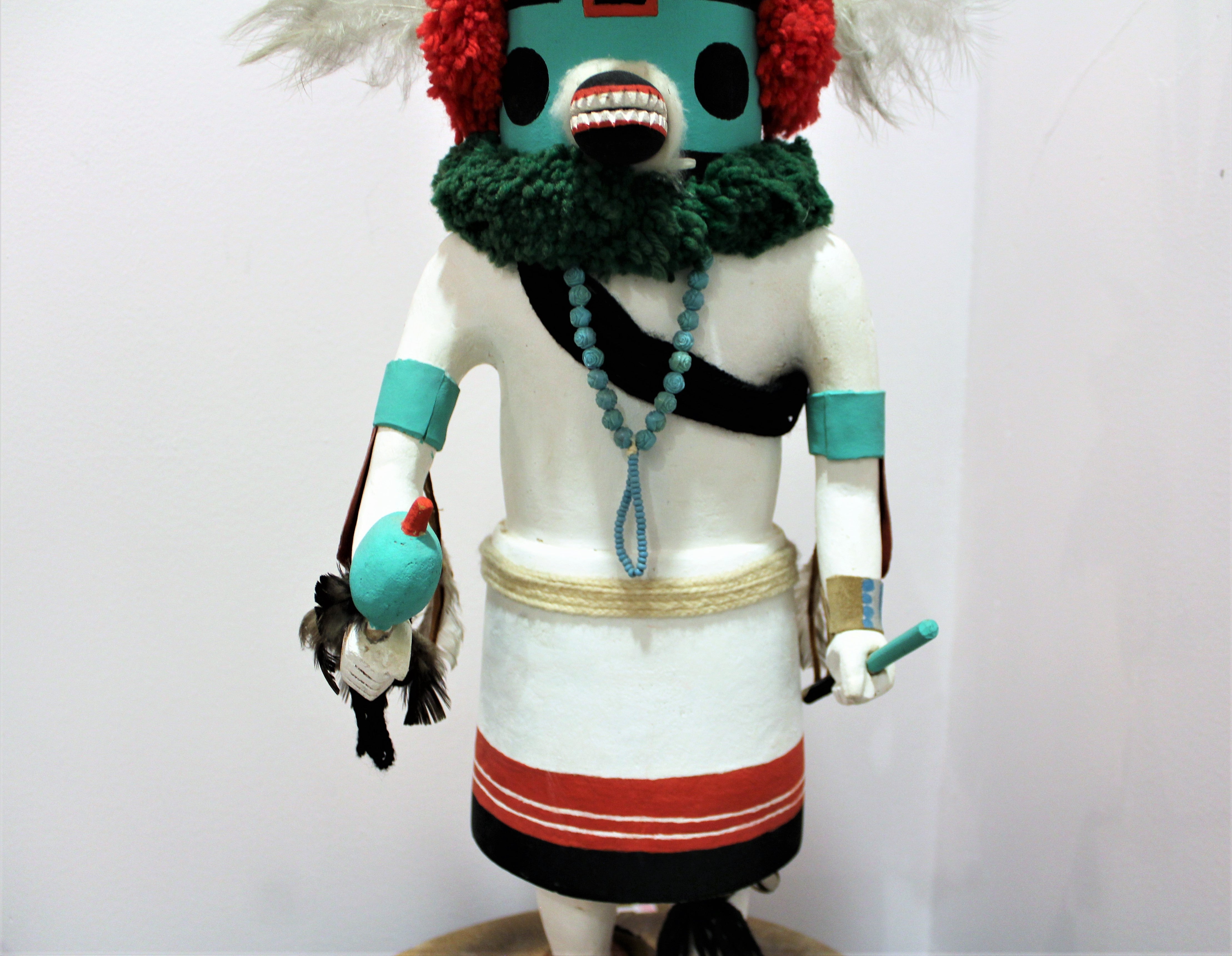 Large Deer Kachina Doll Sculpture