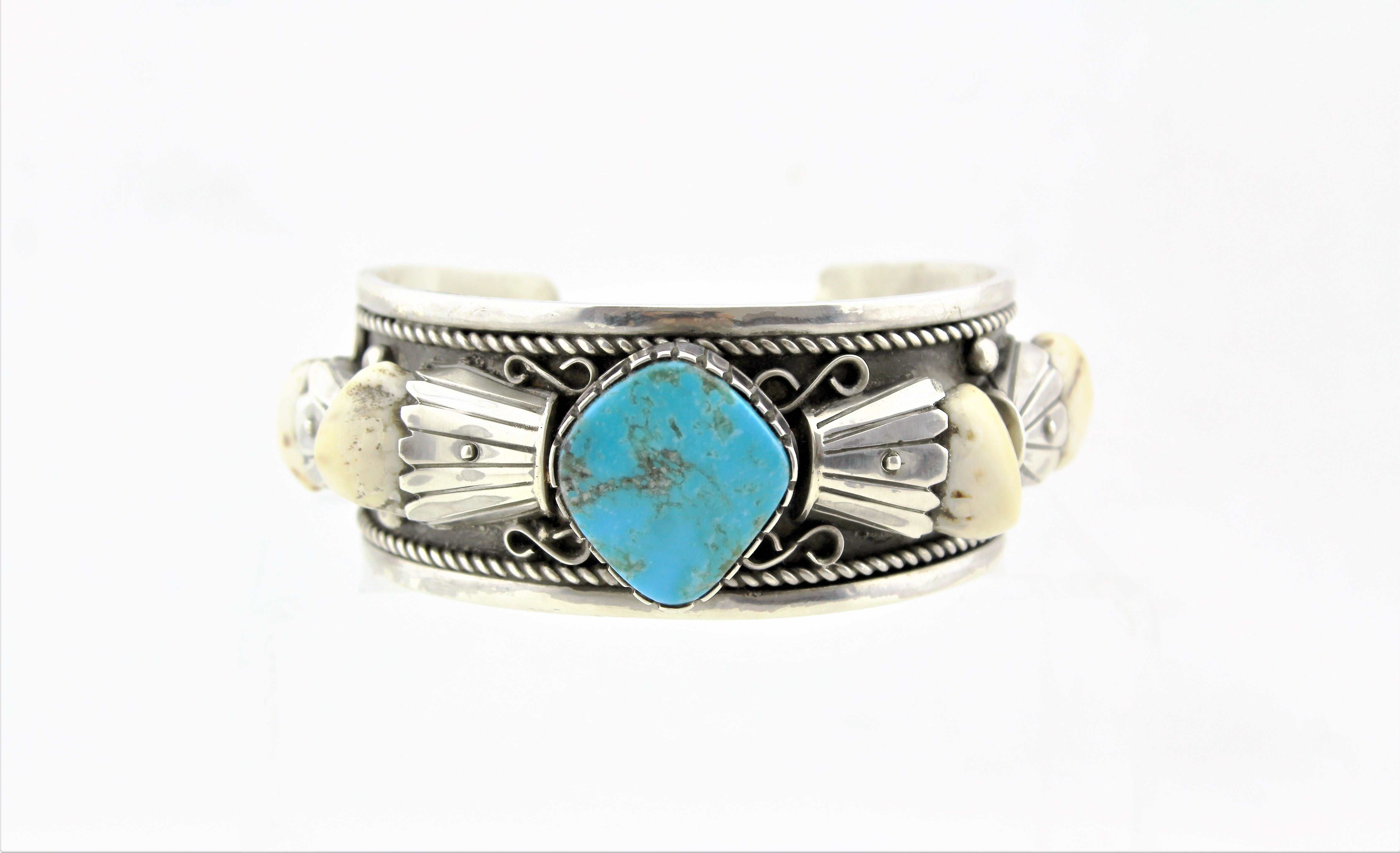 Dee Norris Elk Tooth Bracelet Cuff