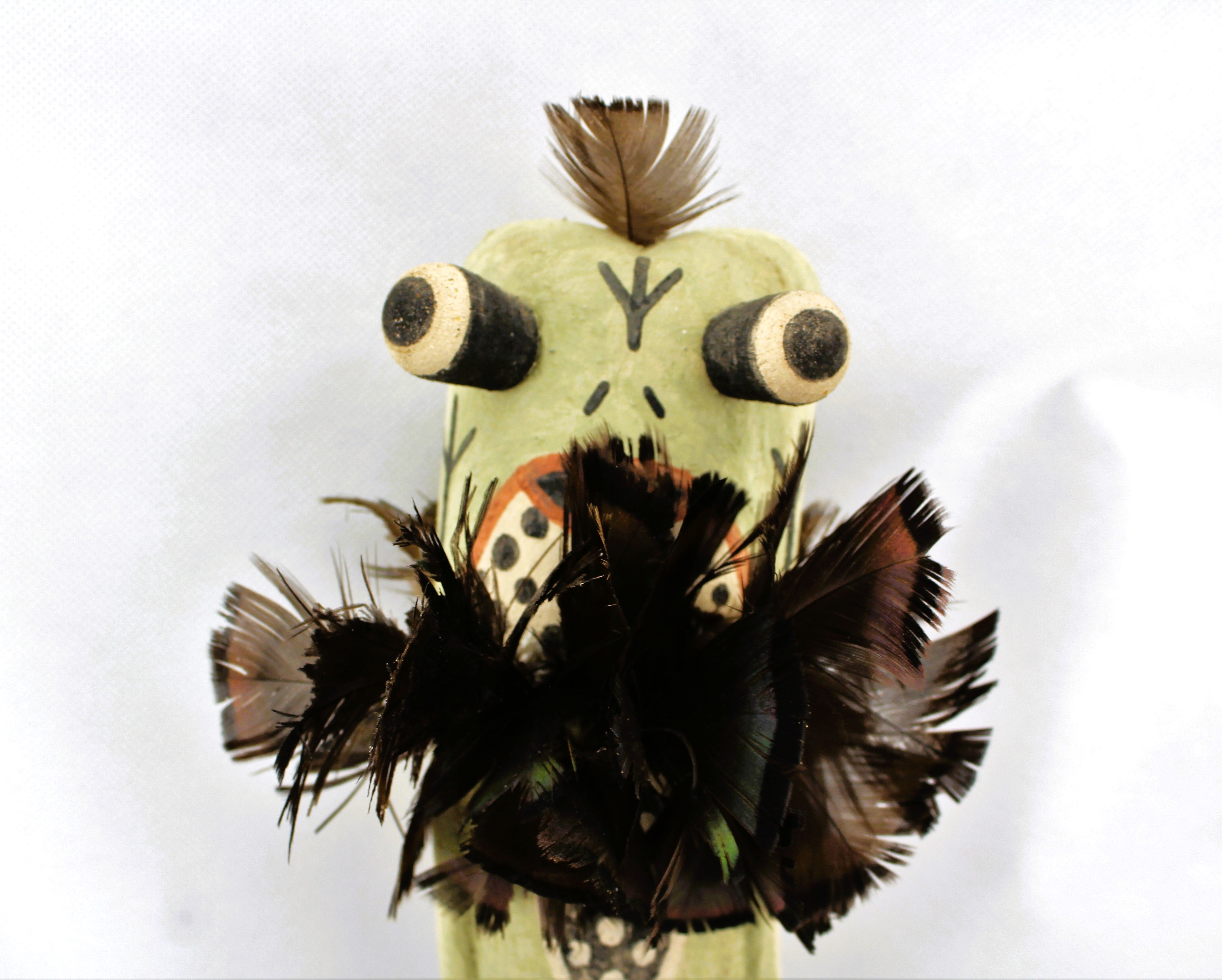 Frog (Paqua) Kachina by Randy Brokeshoulder