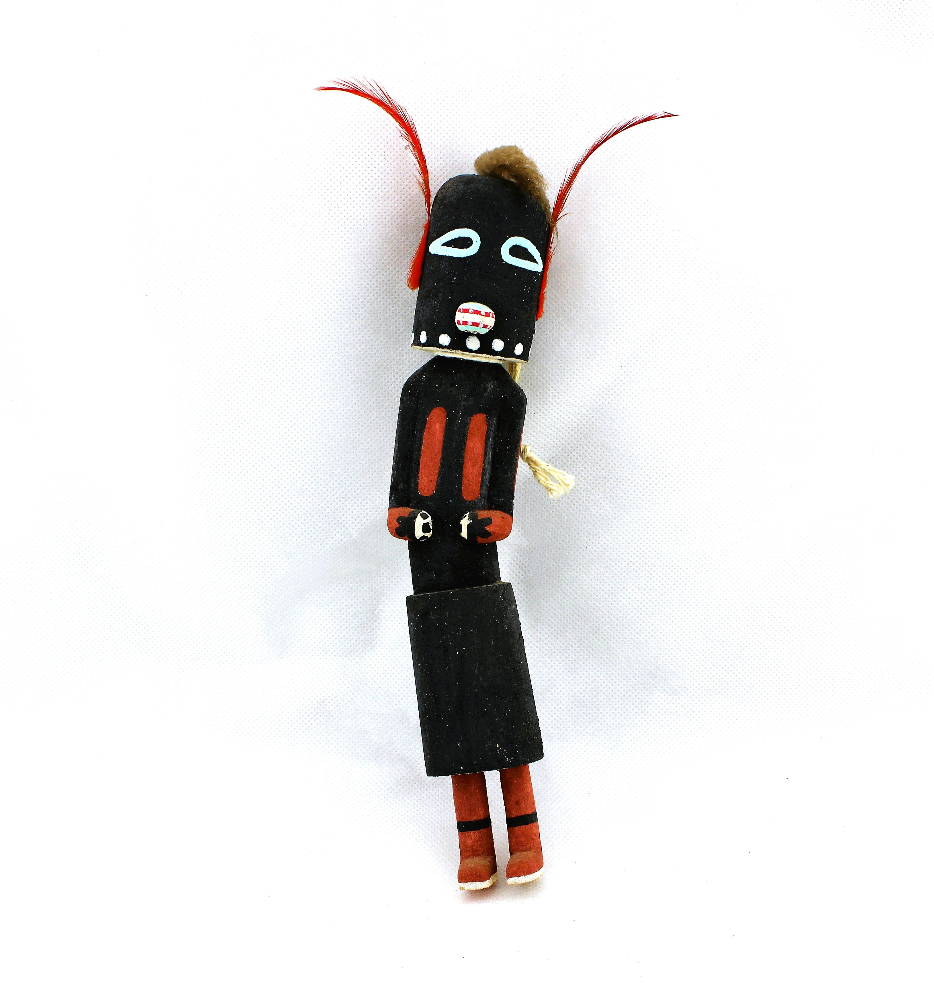 Old Style Coal Kachina by Fred Ross