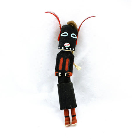 Old Style Coal Kachina by Fred Ross