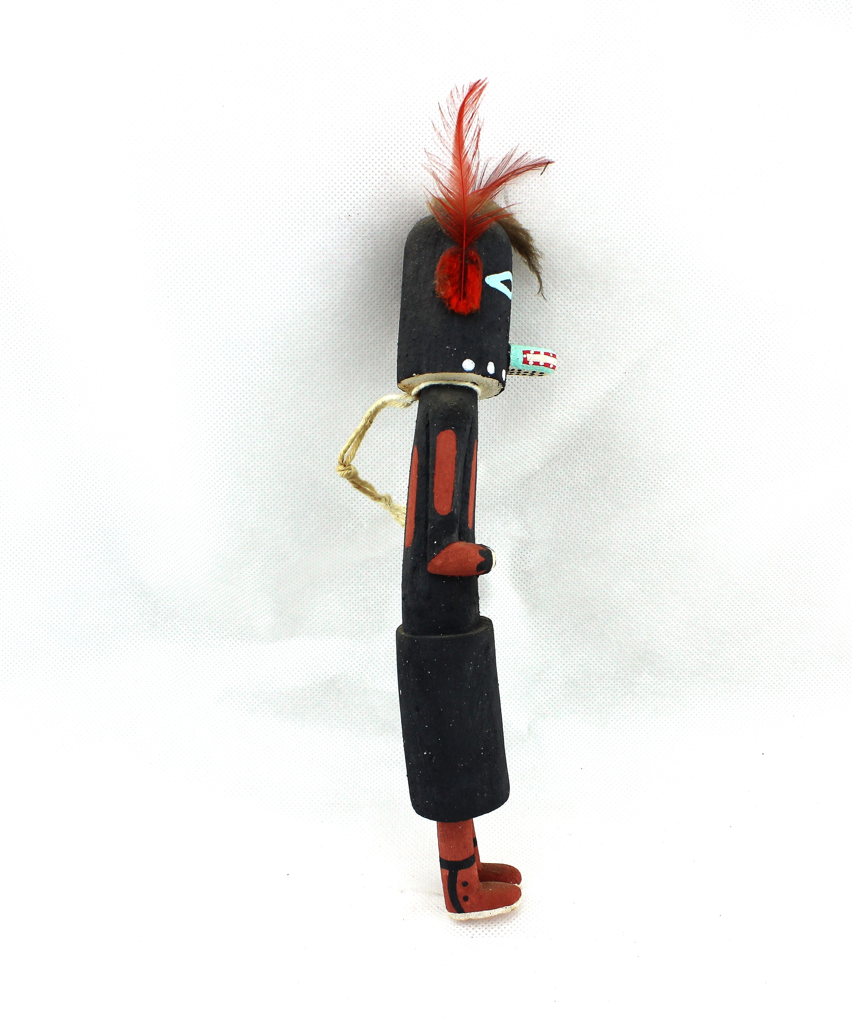 Old Style Coal Kachina by Fred Ross
