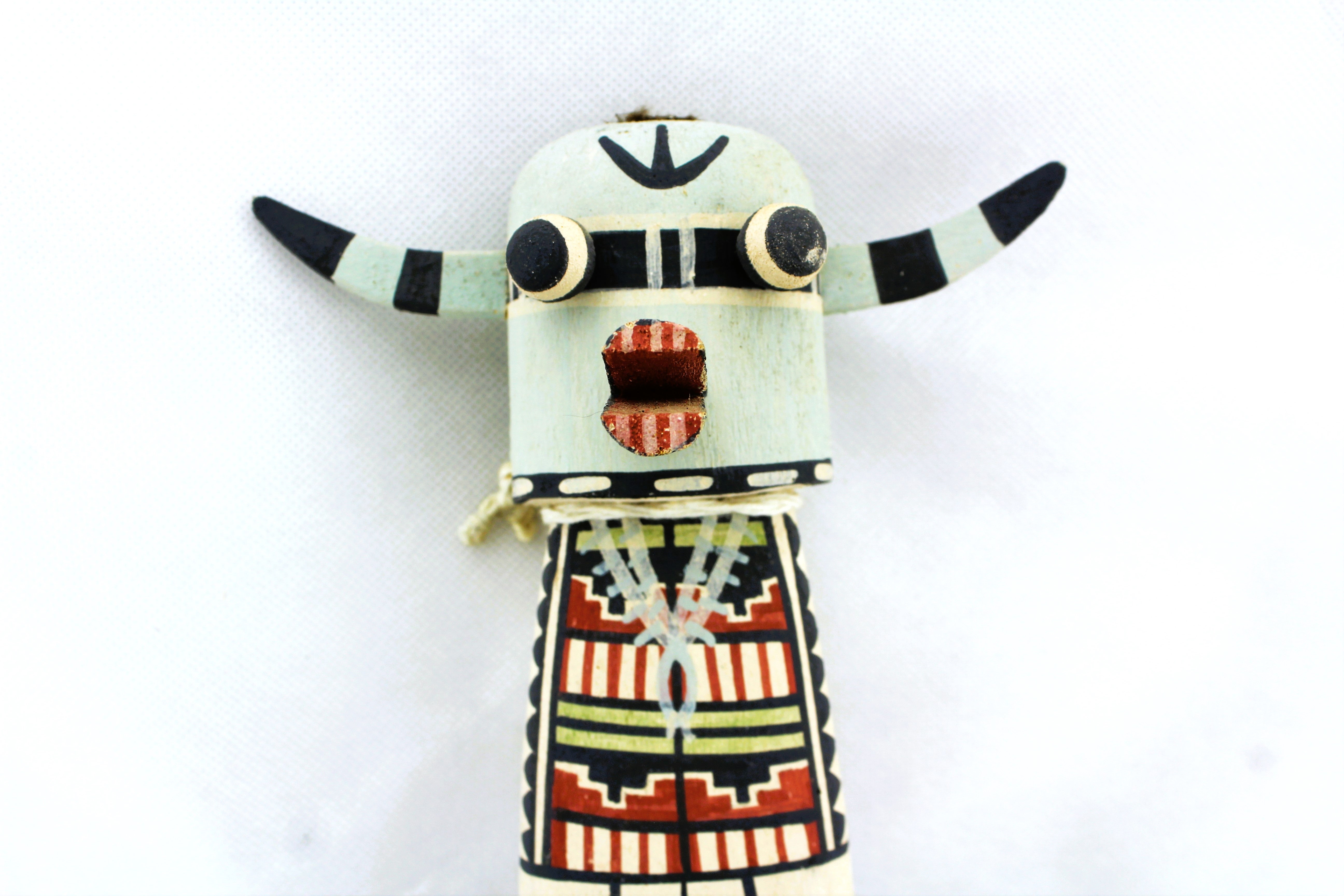 Nick Brokeshoulder Zuni Shalako Old Style Kachina