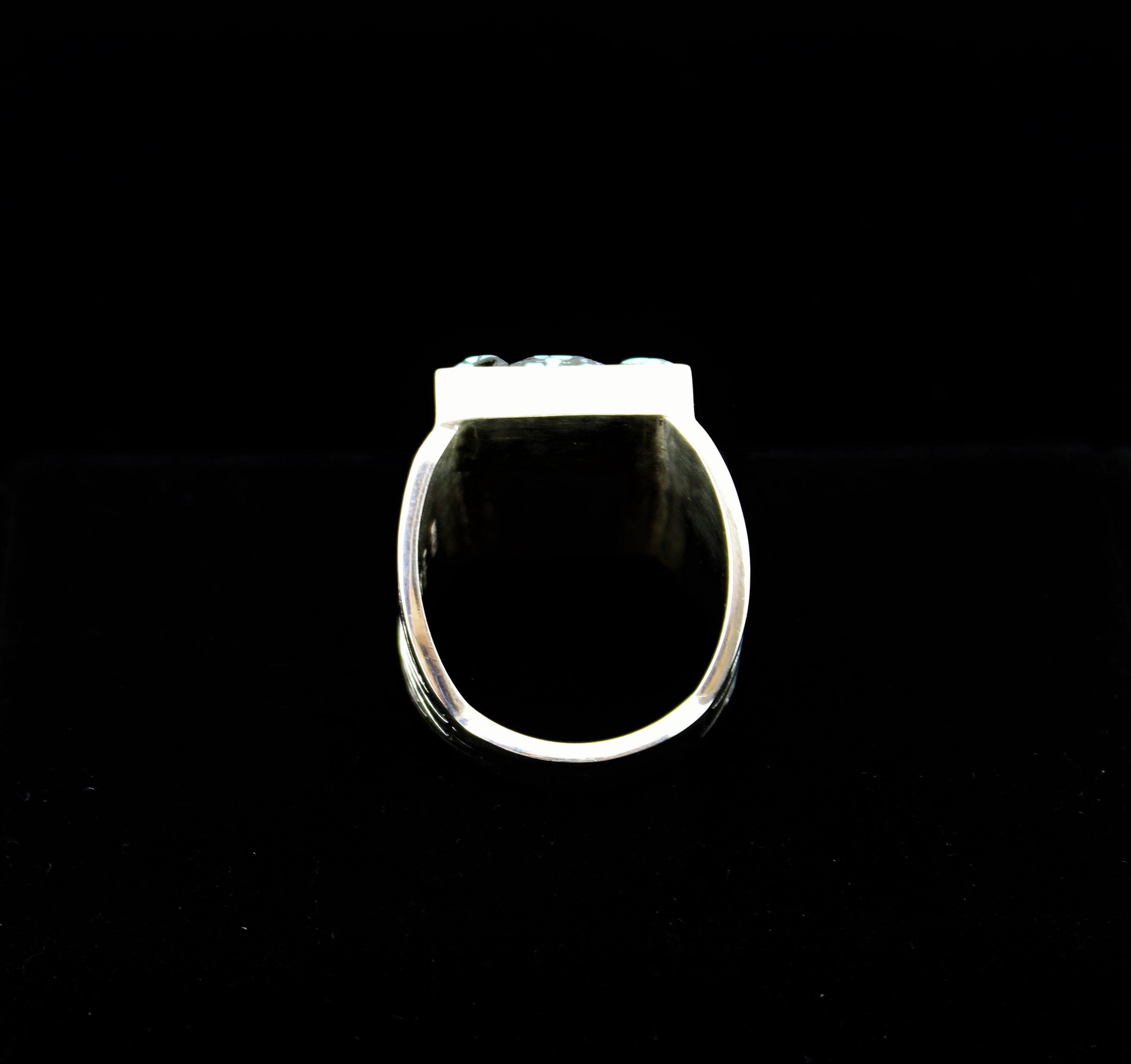 Sterling Silver Turquoise Man's Ring