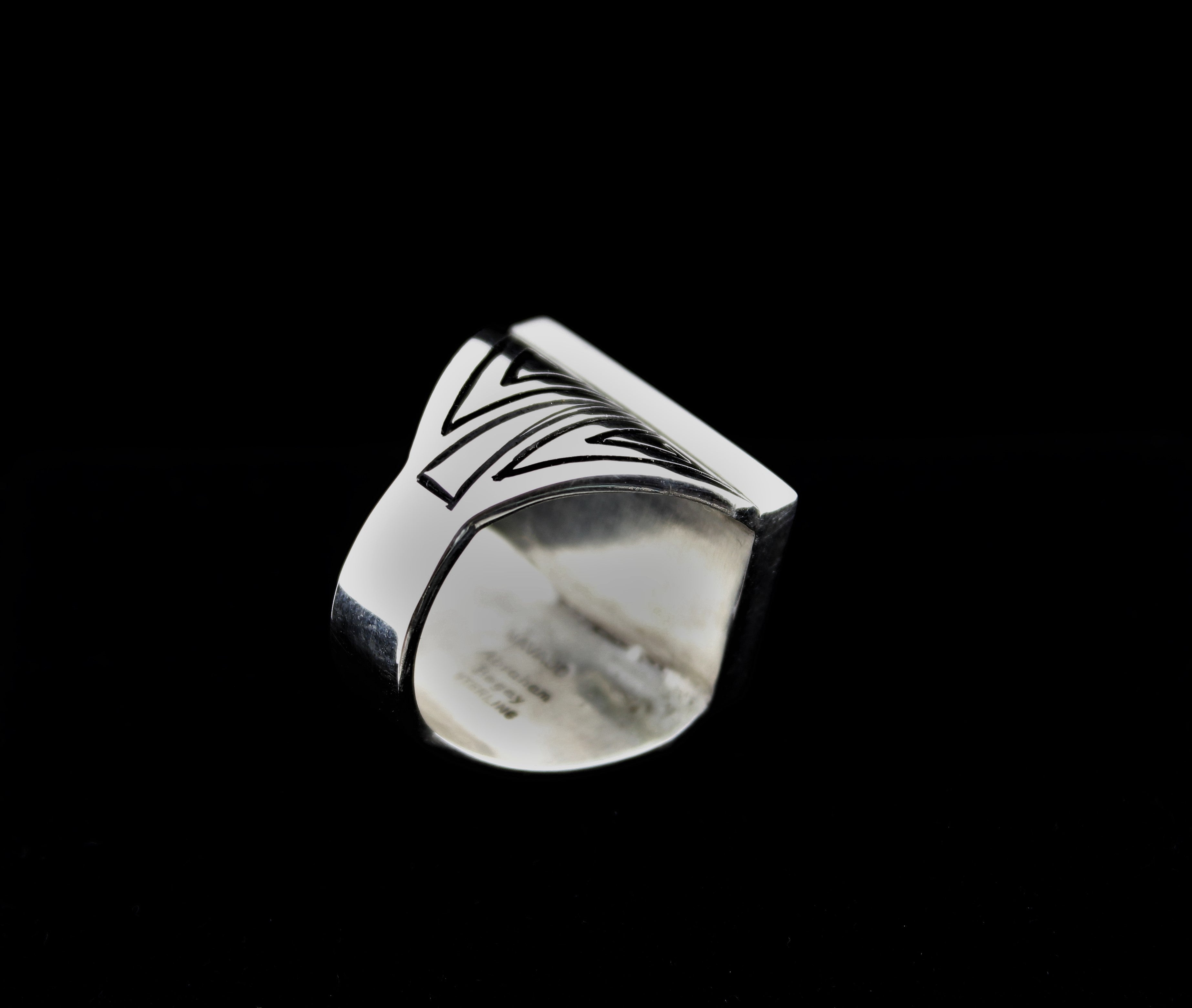 Sterling Silver Turquoise Man's Ring