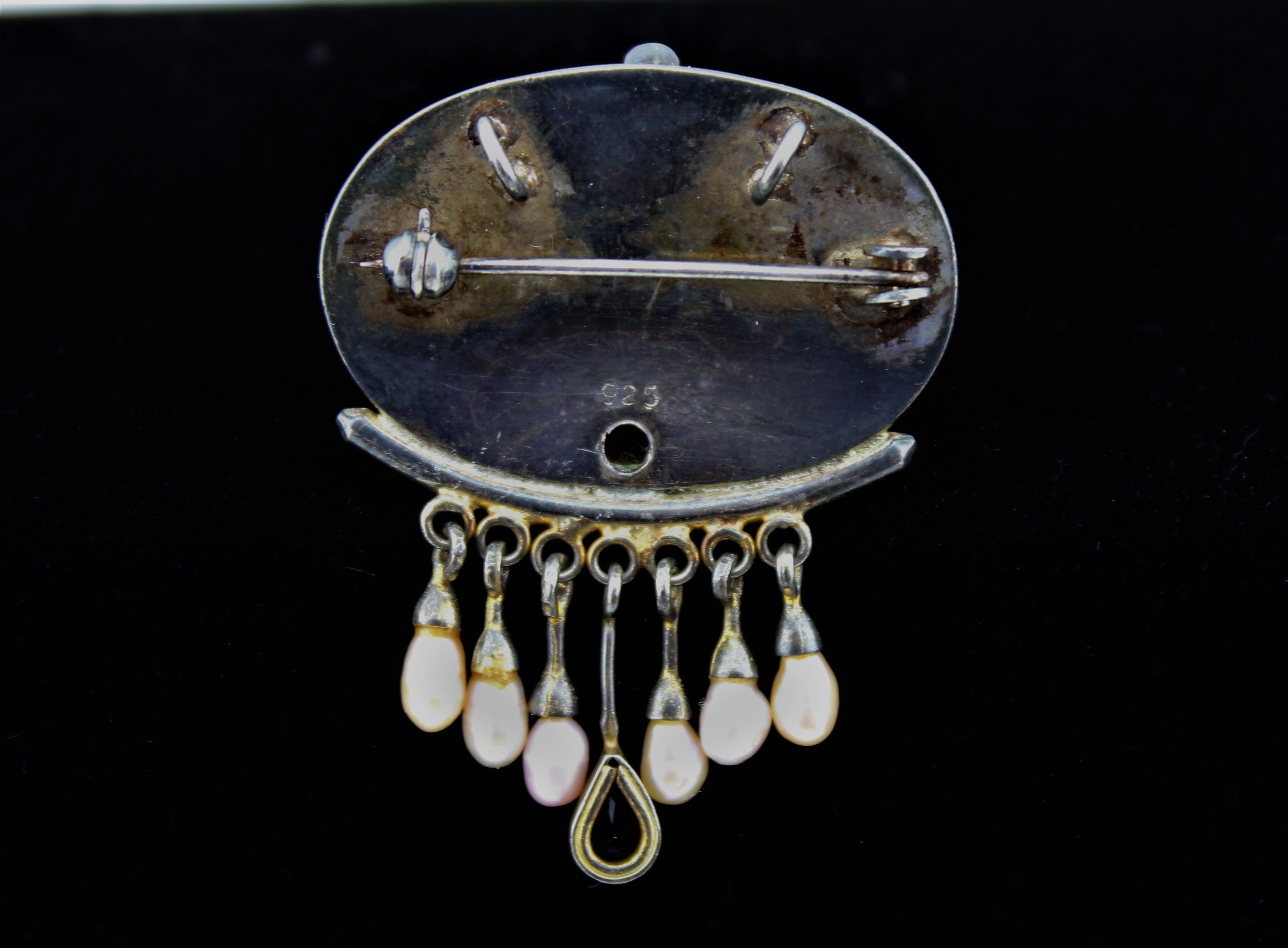 Vintage Baltic Amber Brooch