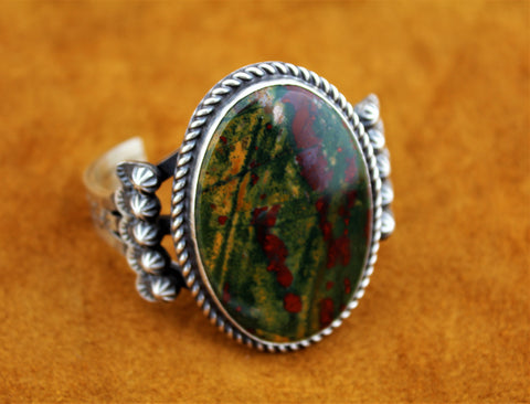 Sam Edsitty Bloodstone Bracelet