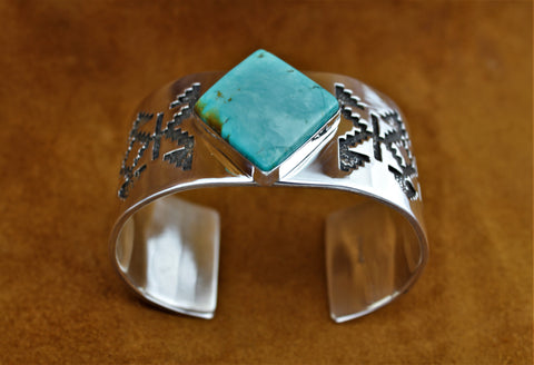 Marita Jackson Sterling Turquoise Bracelet