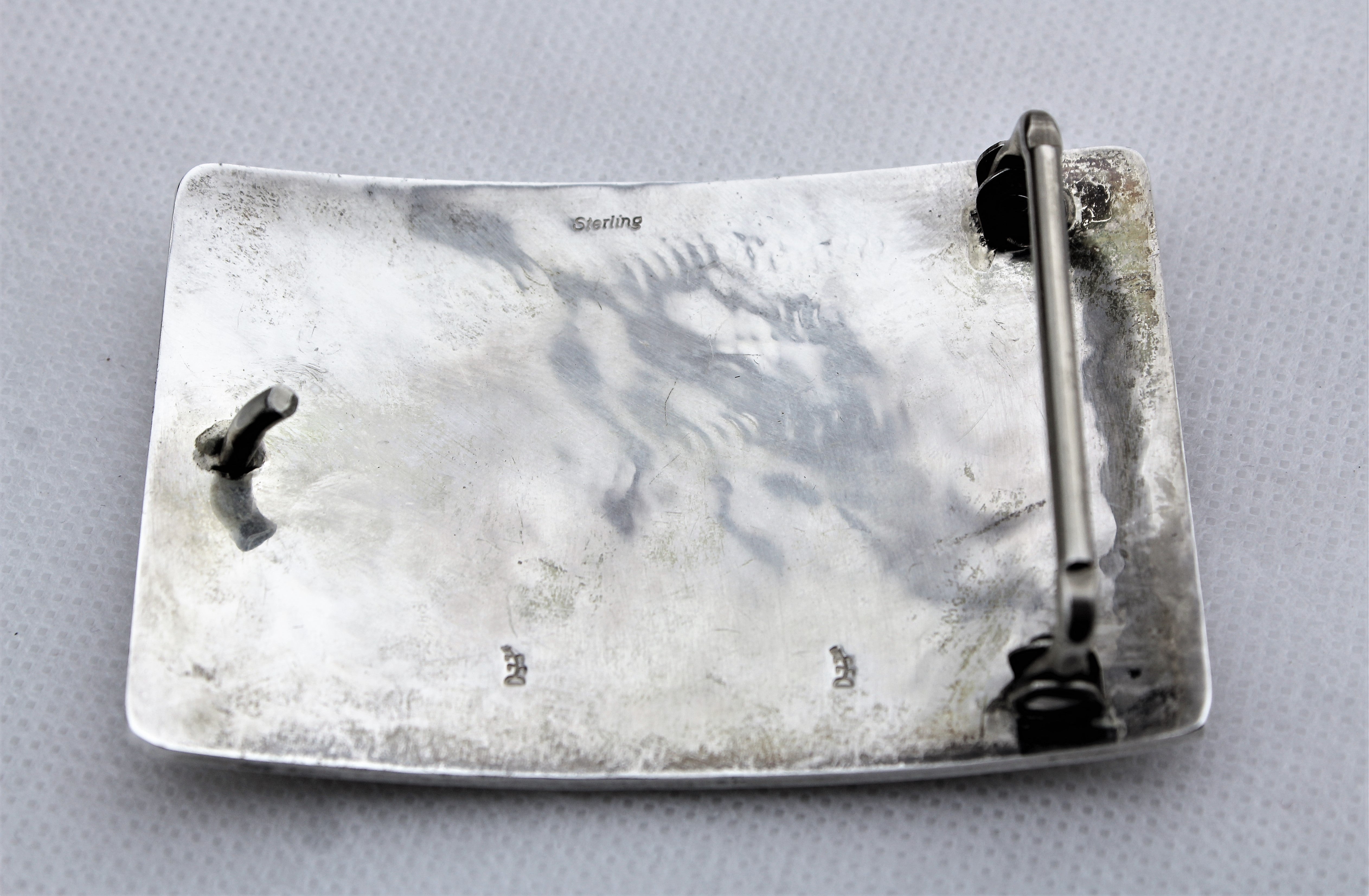 Michael Sockyma Sr. Sterling Buffalo Buckle