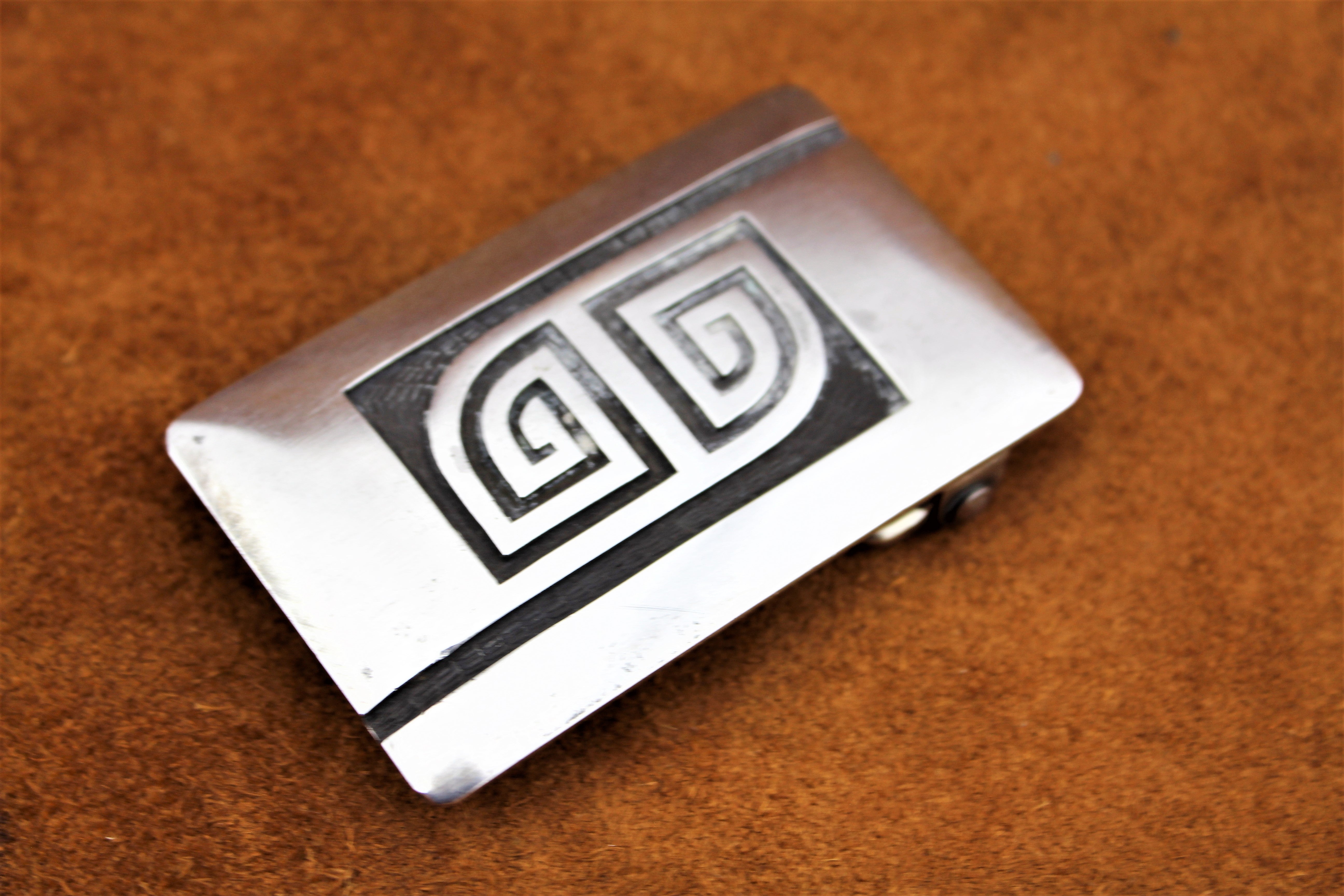 Robert Lomadapki Hopi Overlay Buckle