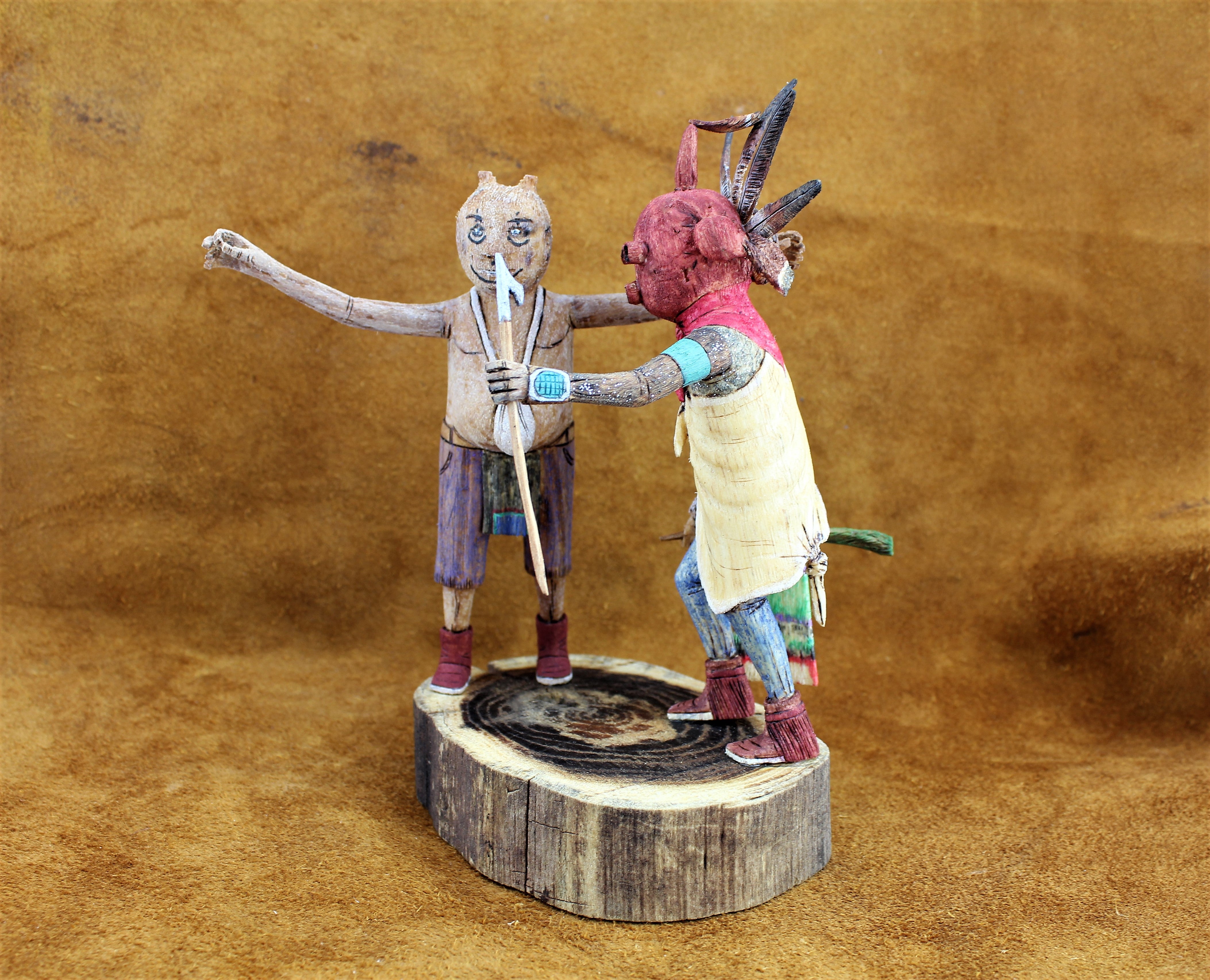 Jonathan Gaseoma Gambler and Mudhead Kachina