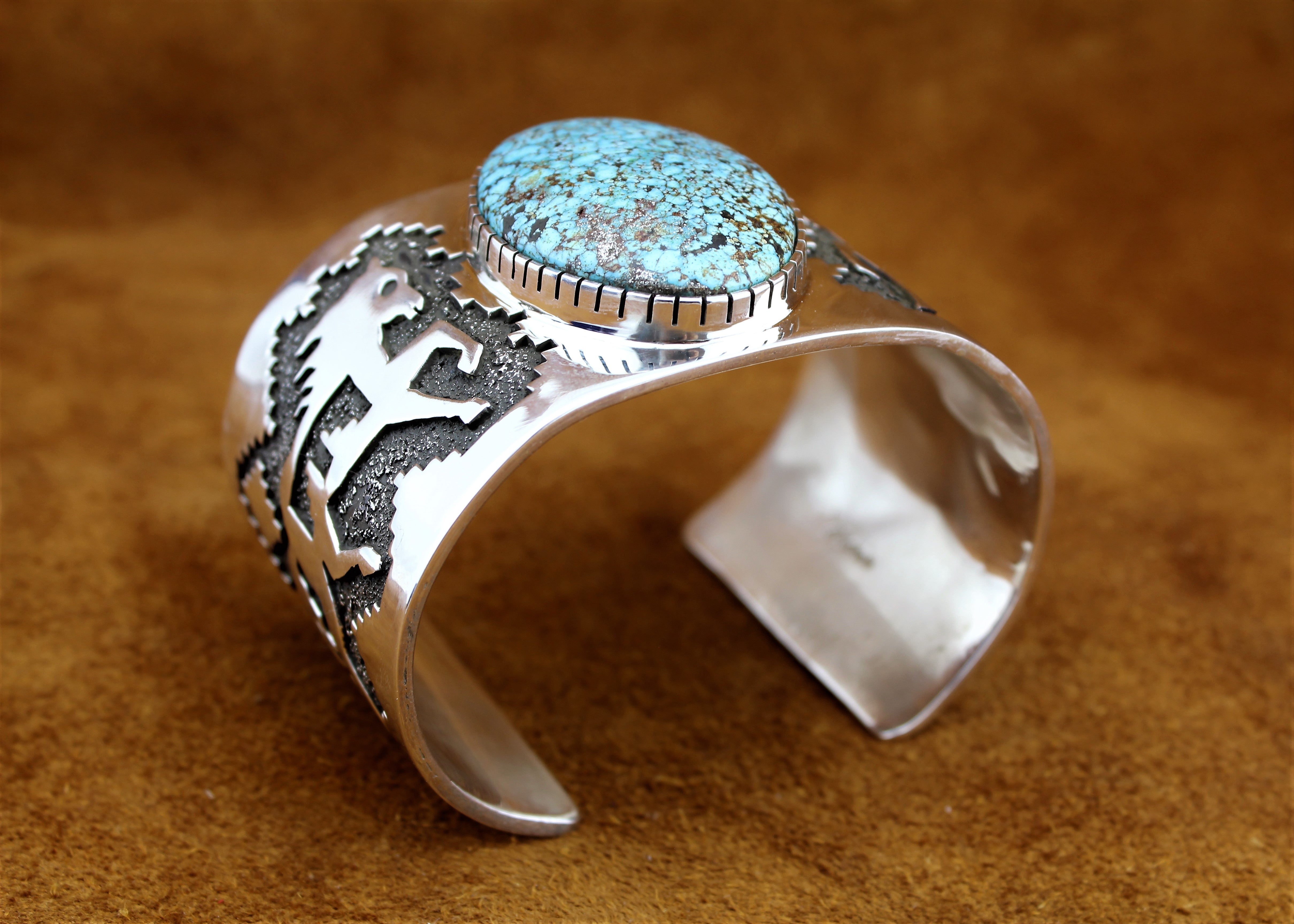 Marita Jackson Sterling Turquoise Bracelet