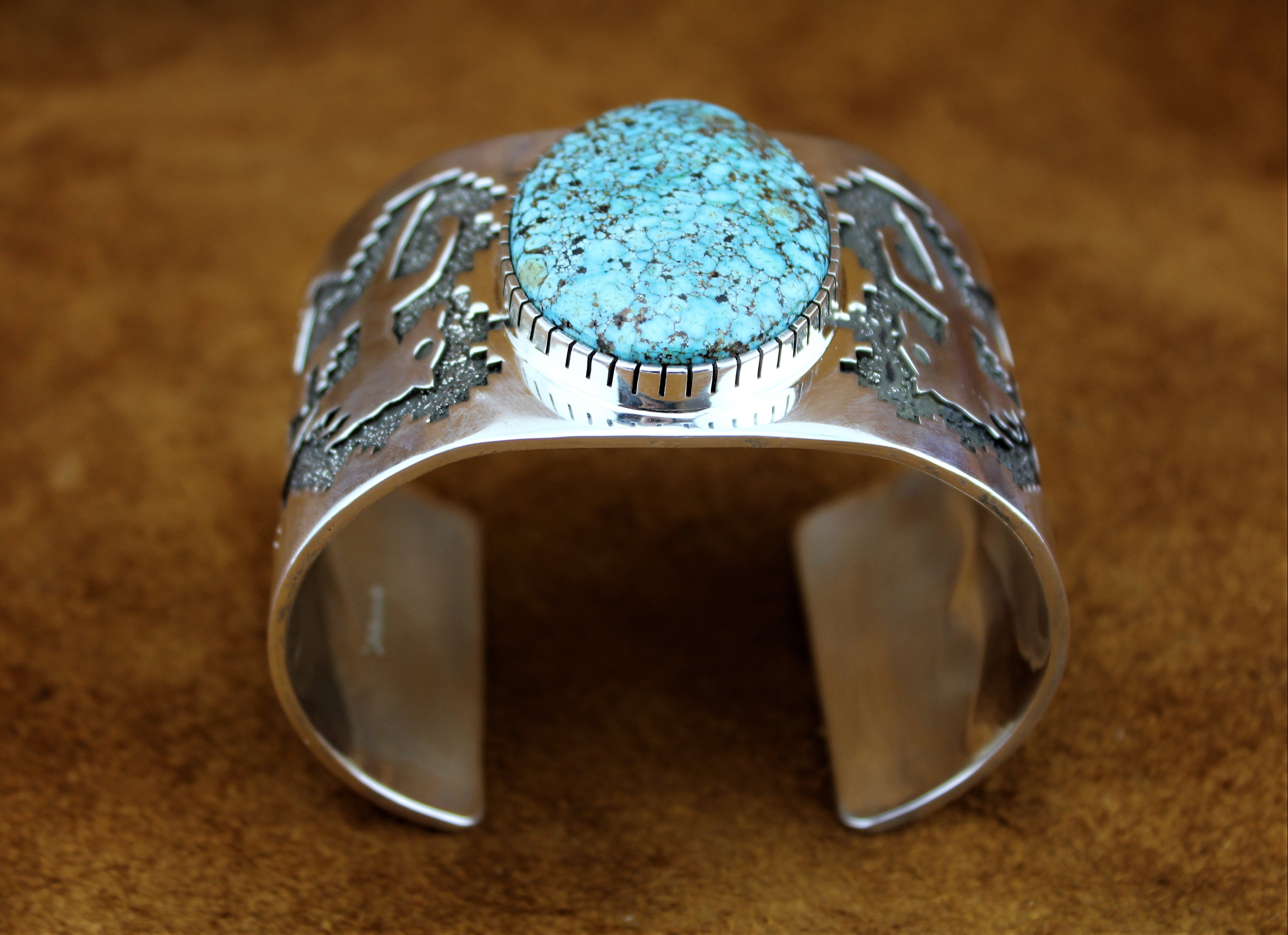 Marita Jackson Sterling Turquoise Bracelet