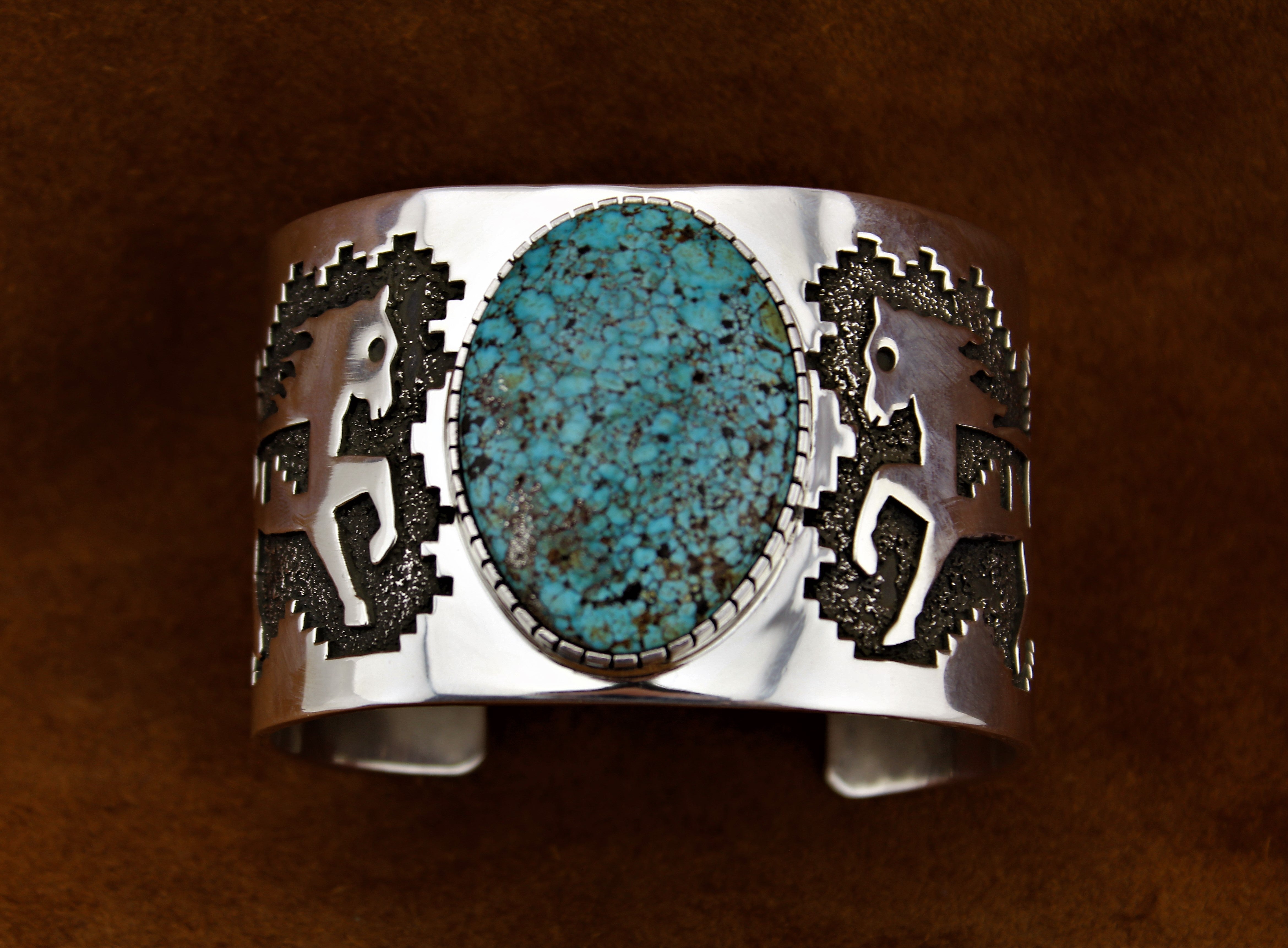 Marita Jackson Sterling Turquoise Bracelet