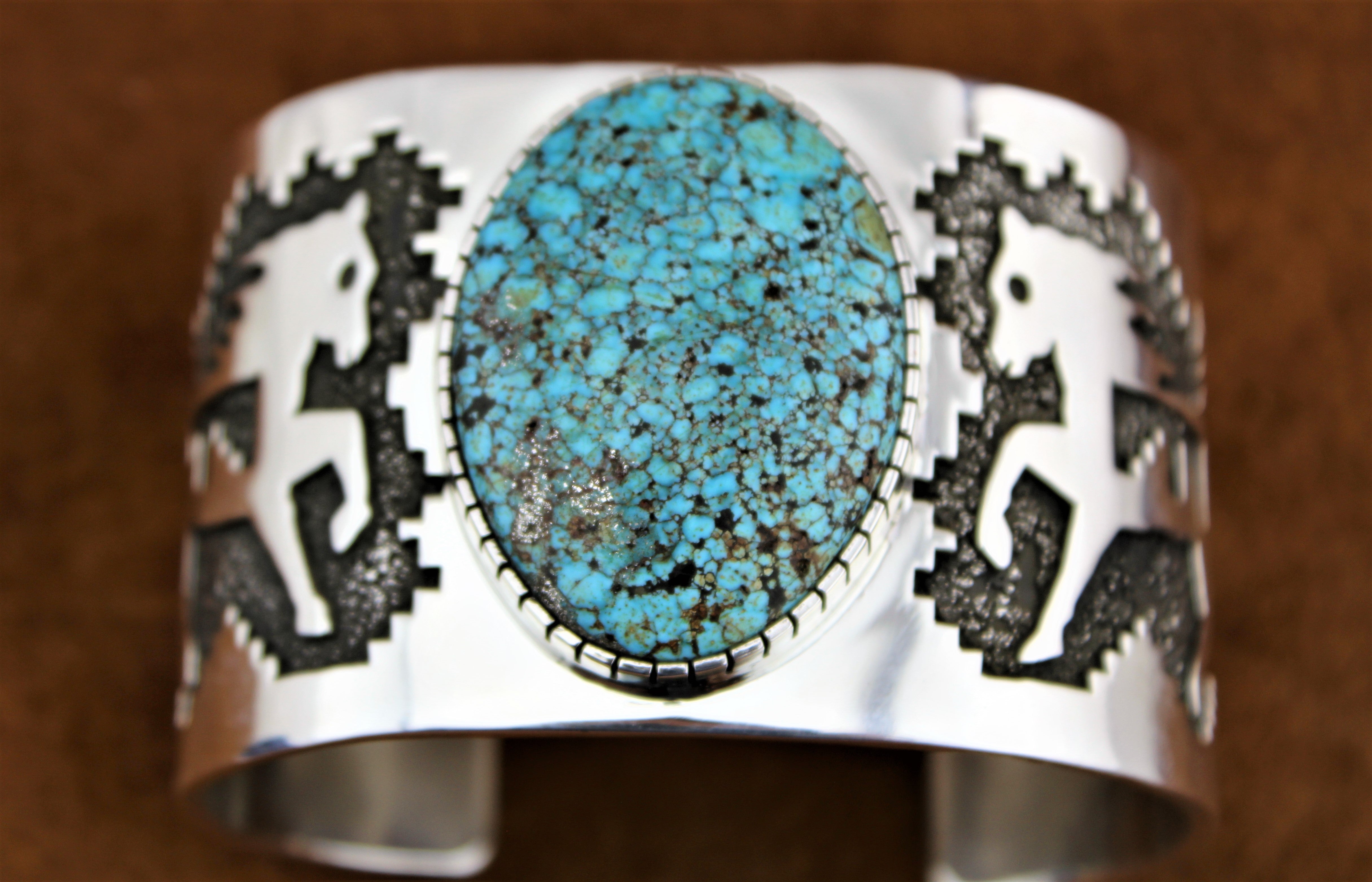 Marita Jackson Sterling Turquoise Bracelet