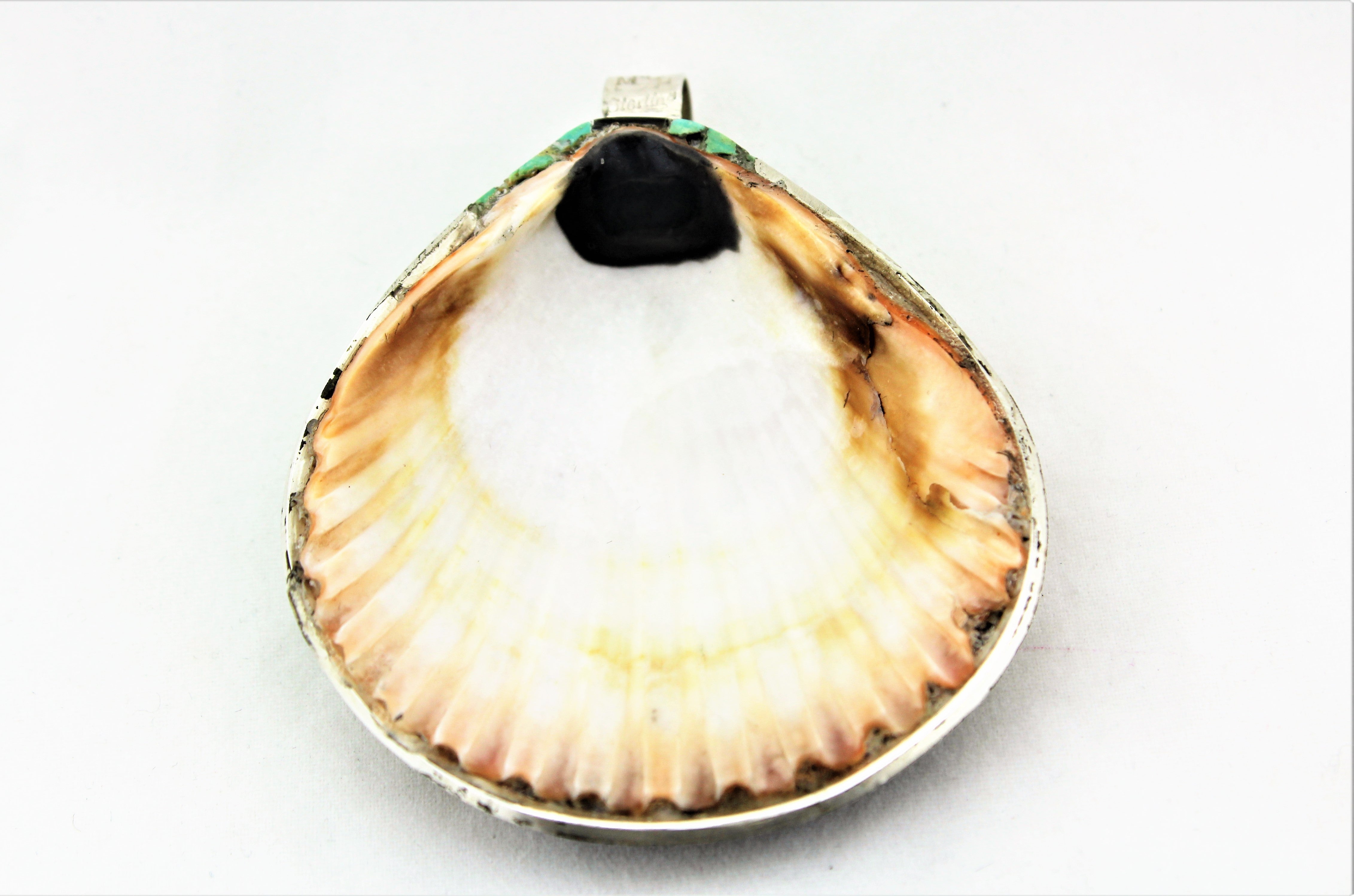 Santo Domingo Dragonfly Shell Mosaic Inlay Necklace