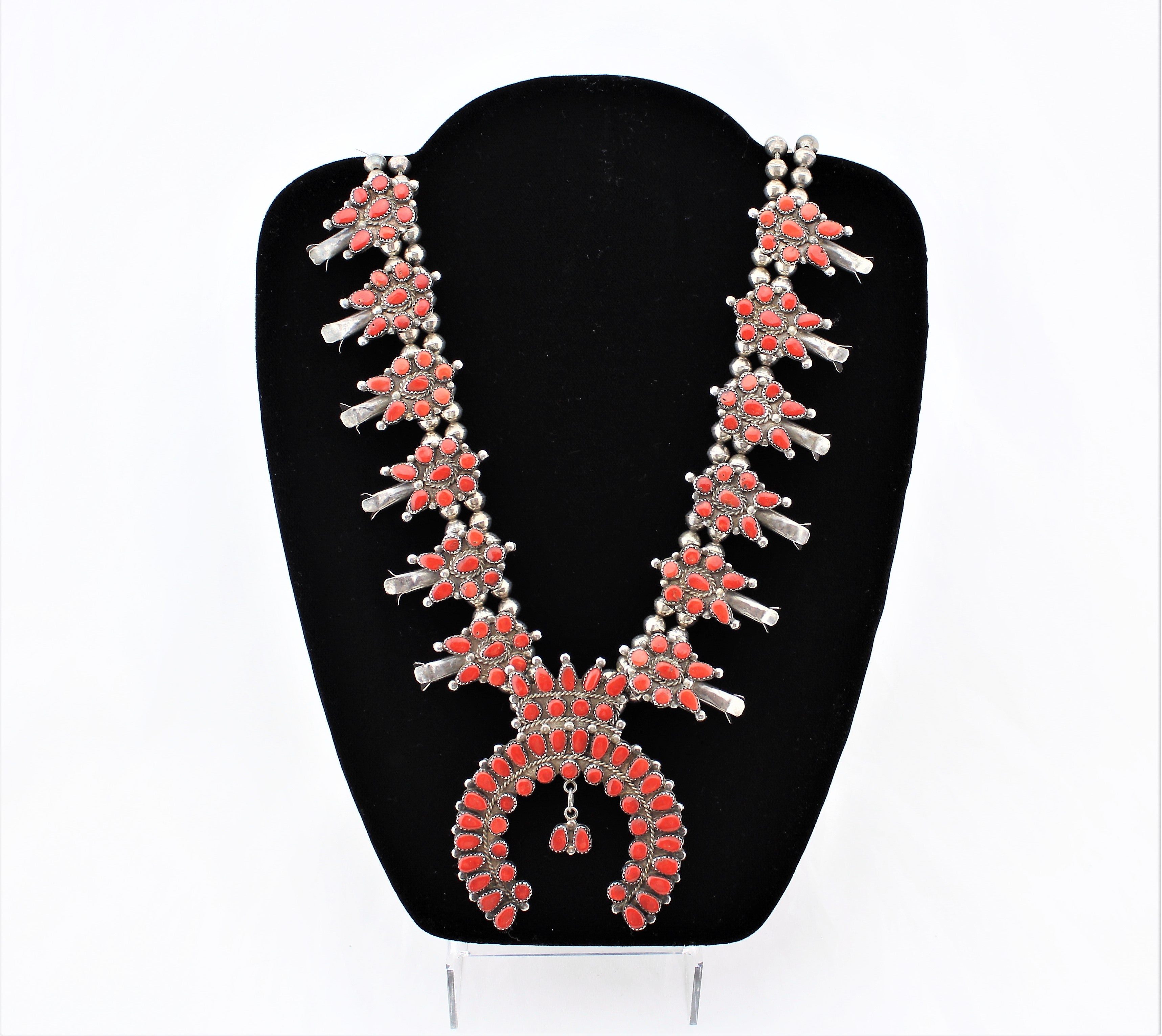 Zuni Coral Jewelry Suite