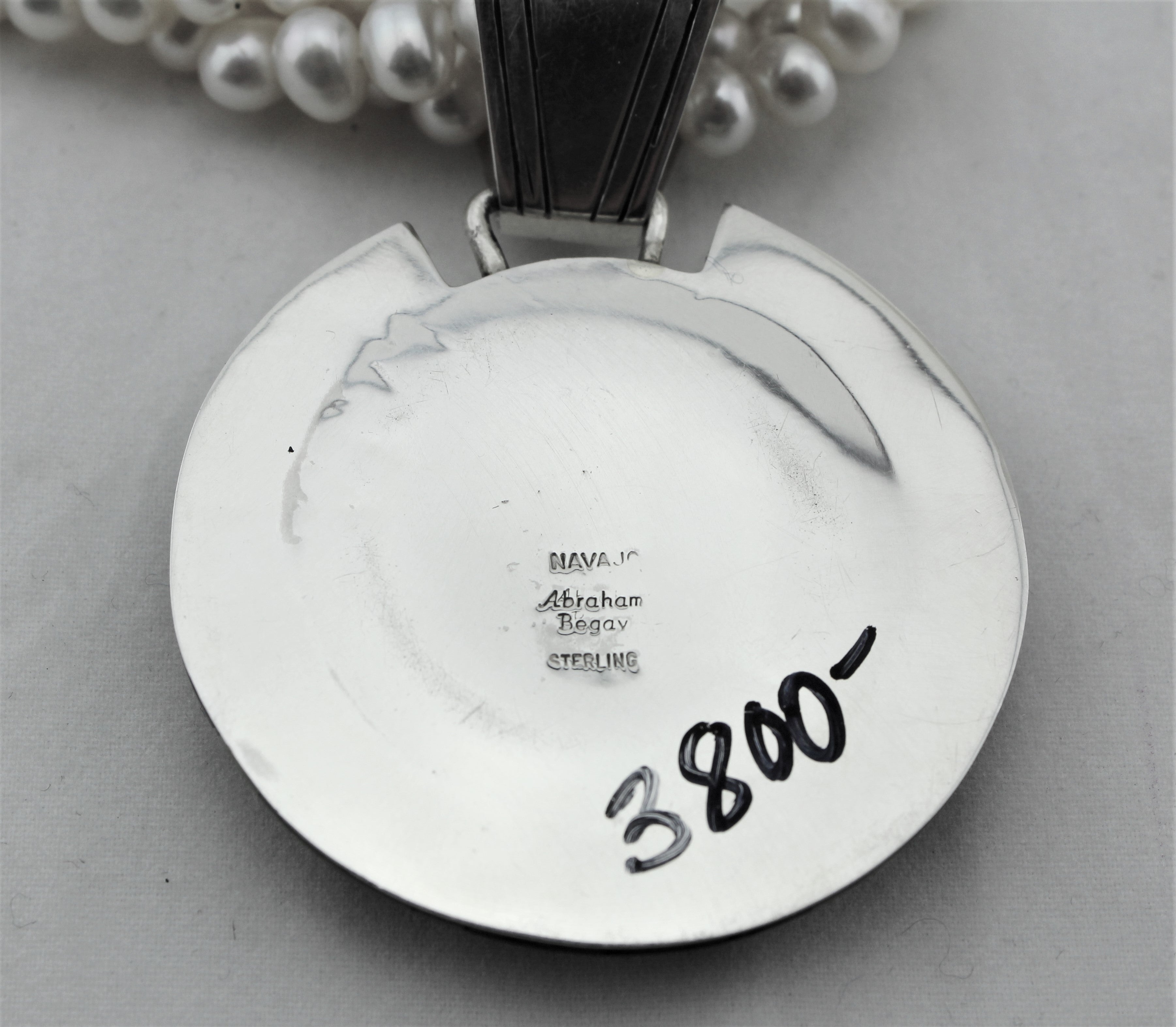 Contemporary Navajo Multi-Stone Micro Inlay Medallion Necklace