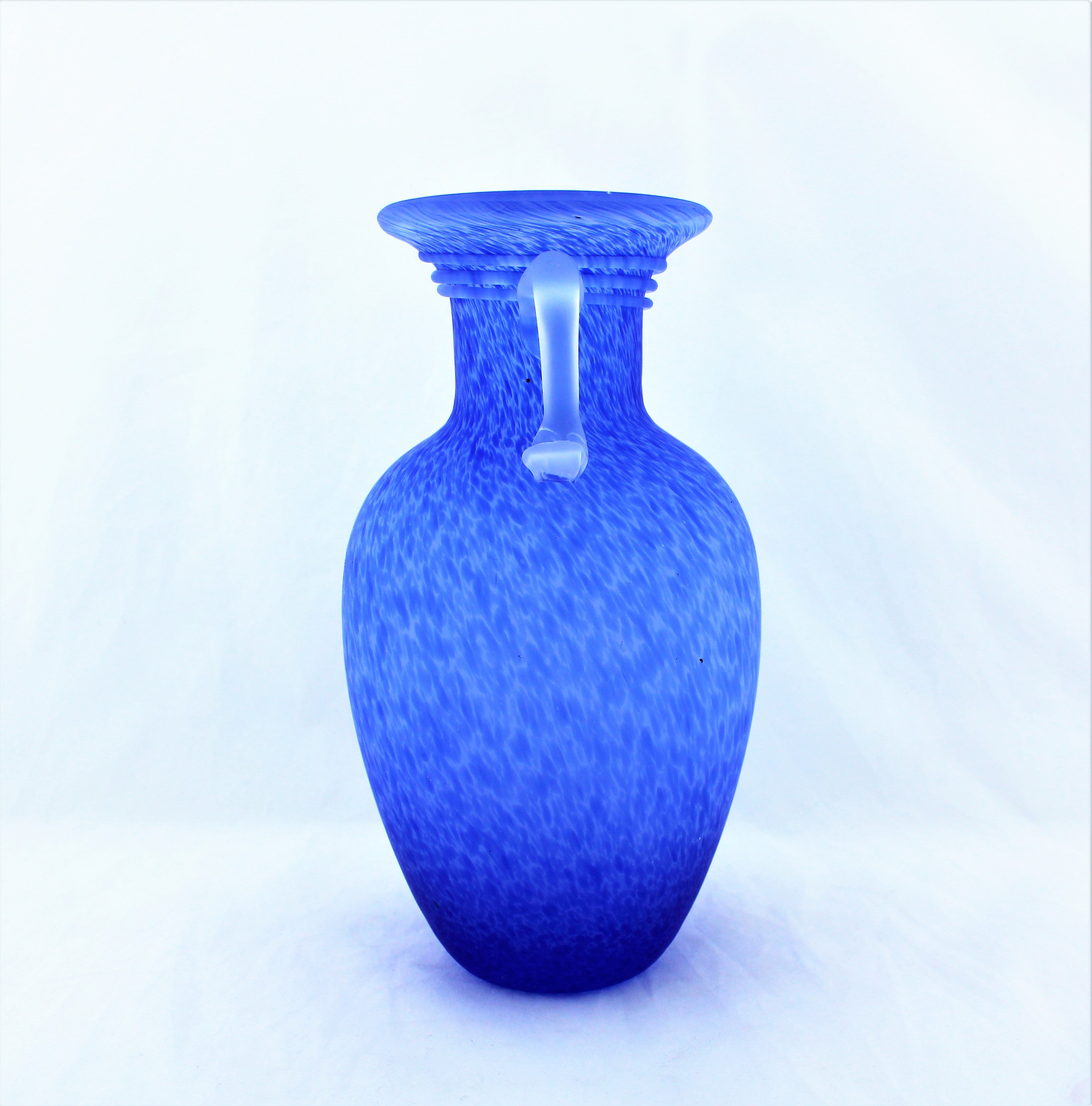 Greek Revival Art Nouveau Glass Vase
