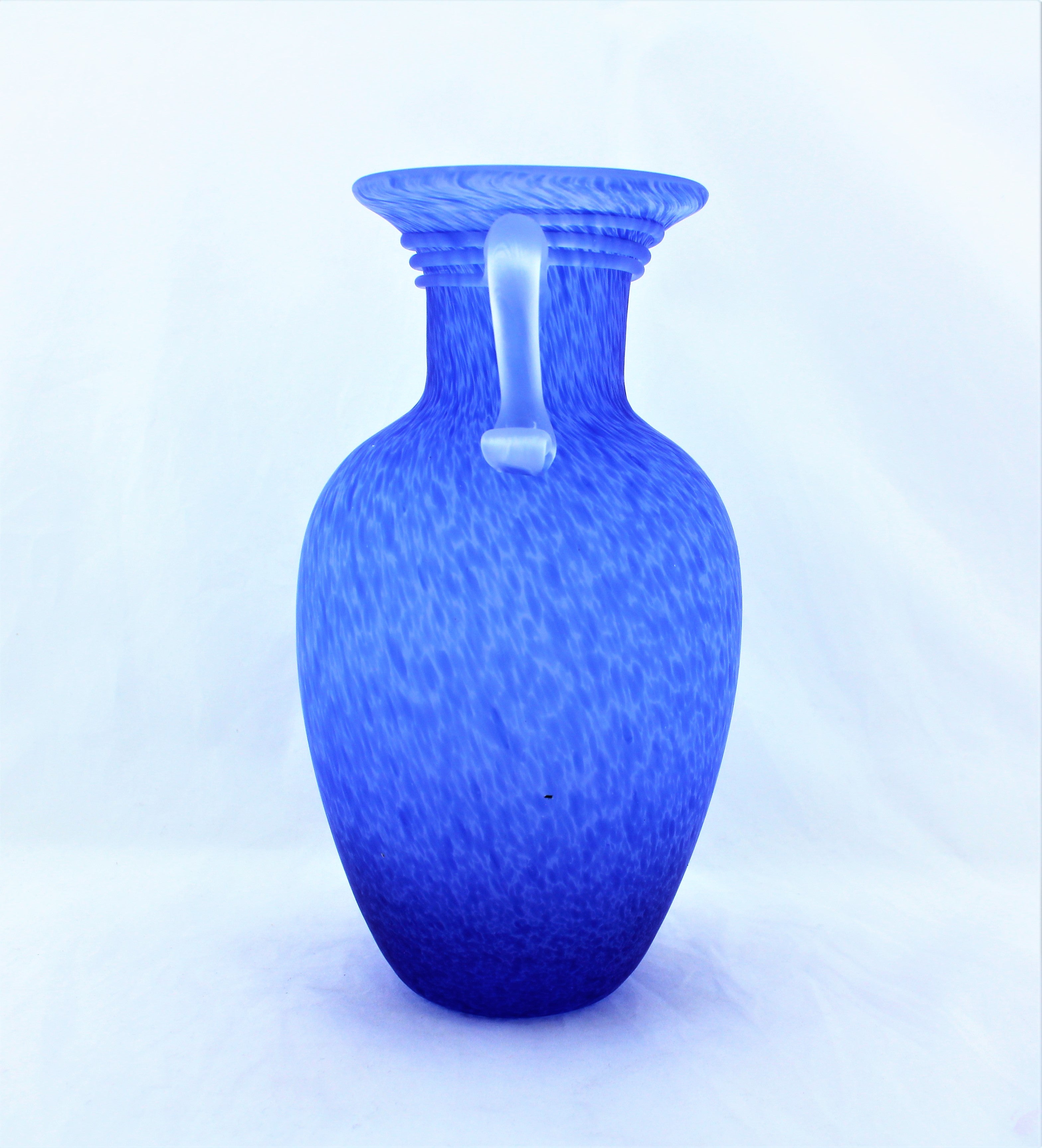 Greek Revival Art Nouveau Glass Vase
