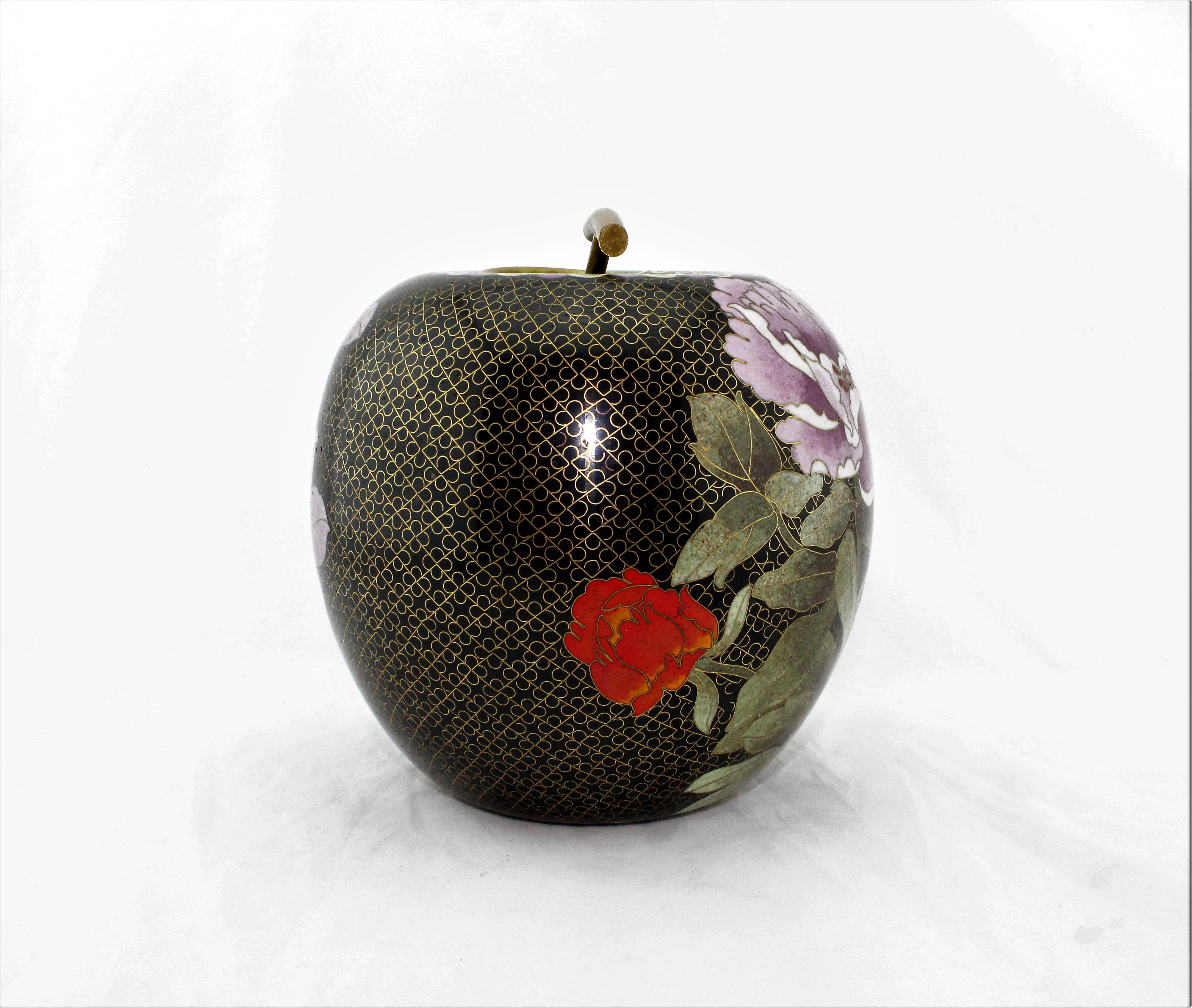 Vintage Apple Cloisonne