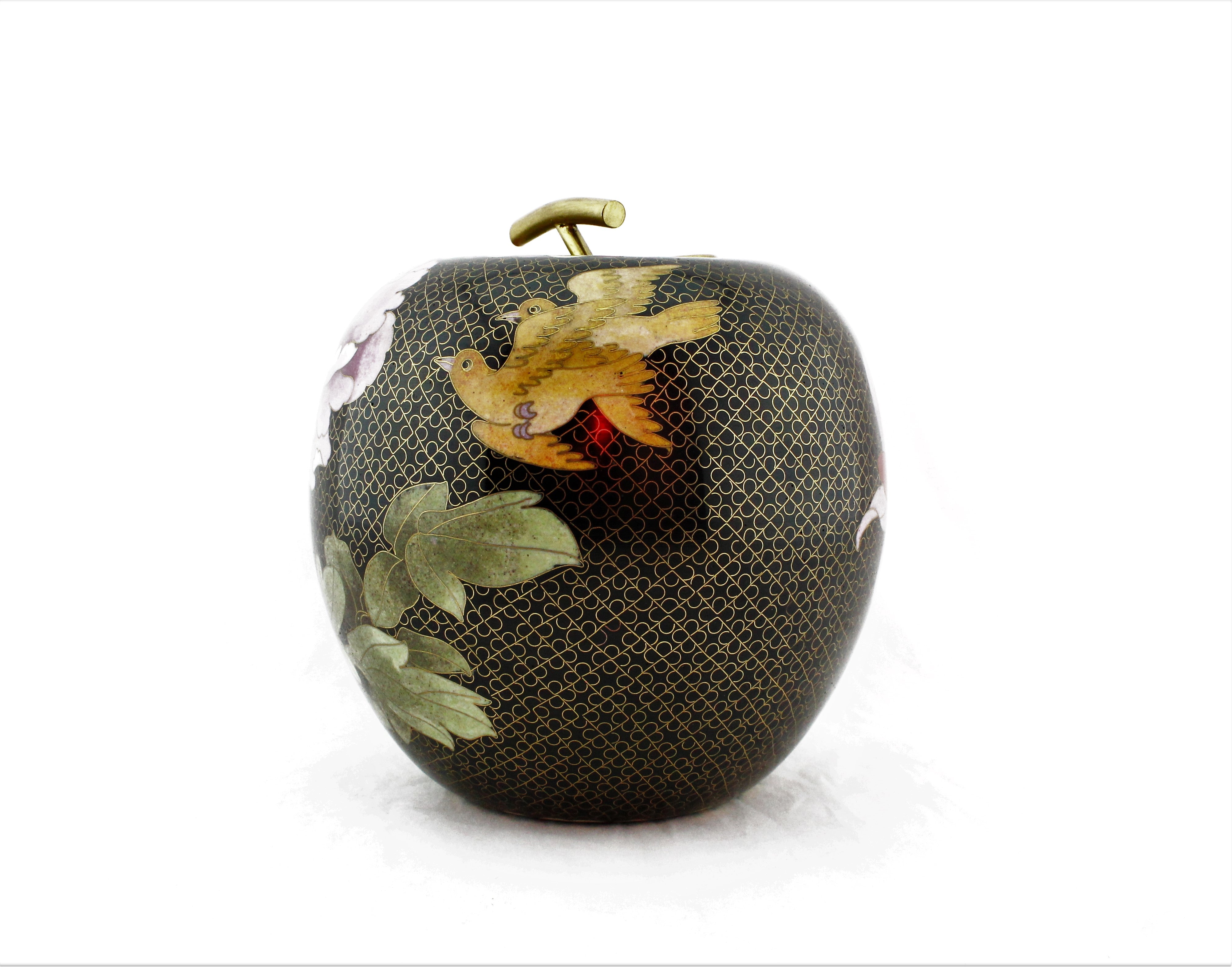 Vintage Apple Cloisonne