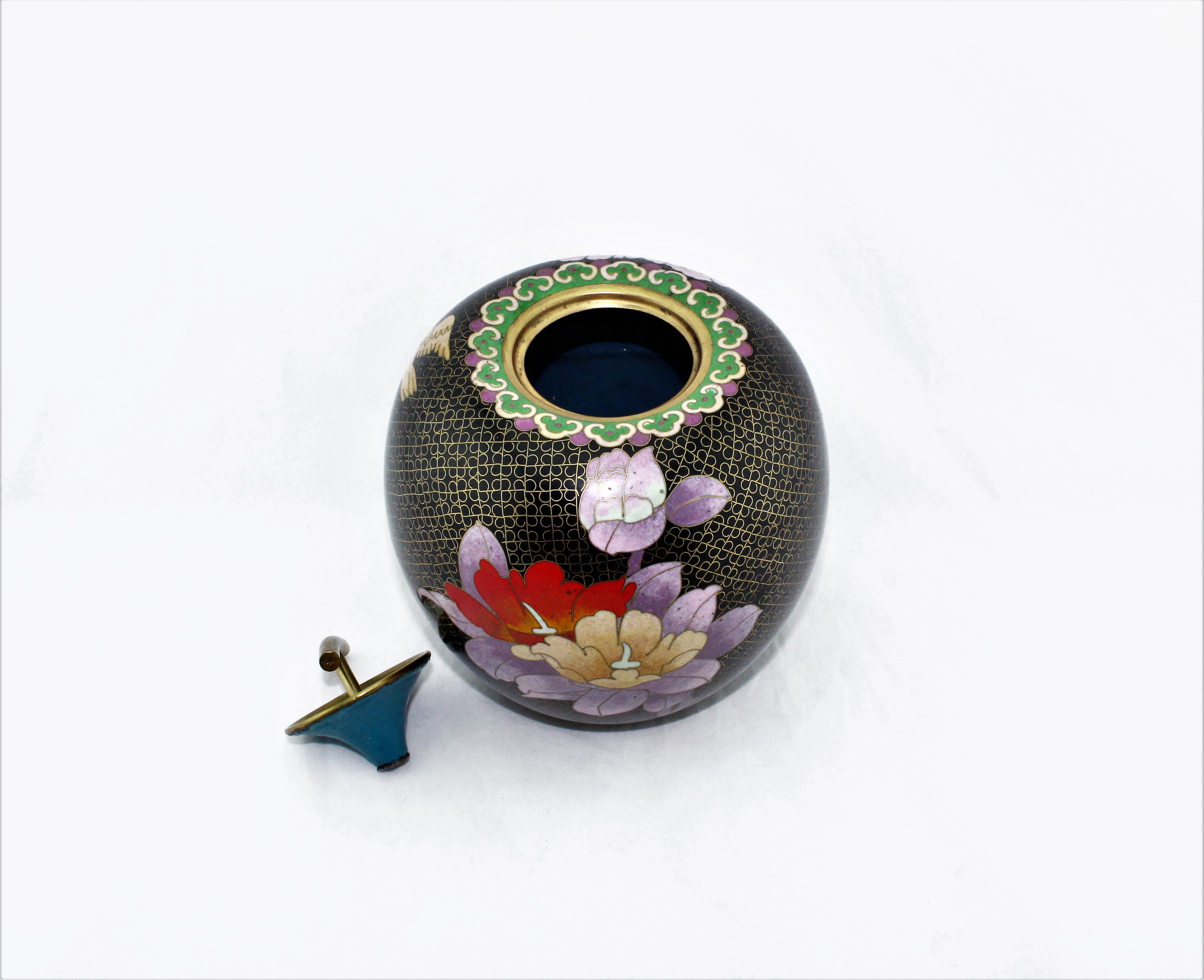 Vintage Apple Cloisonne