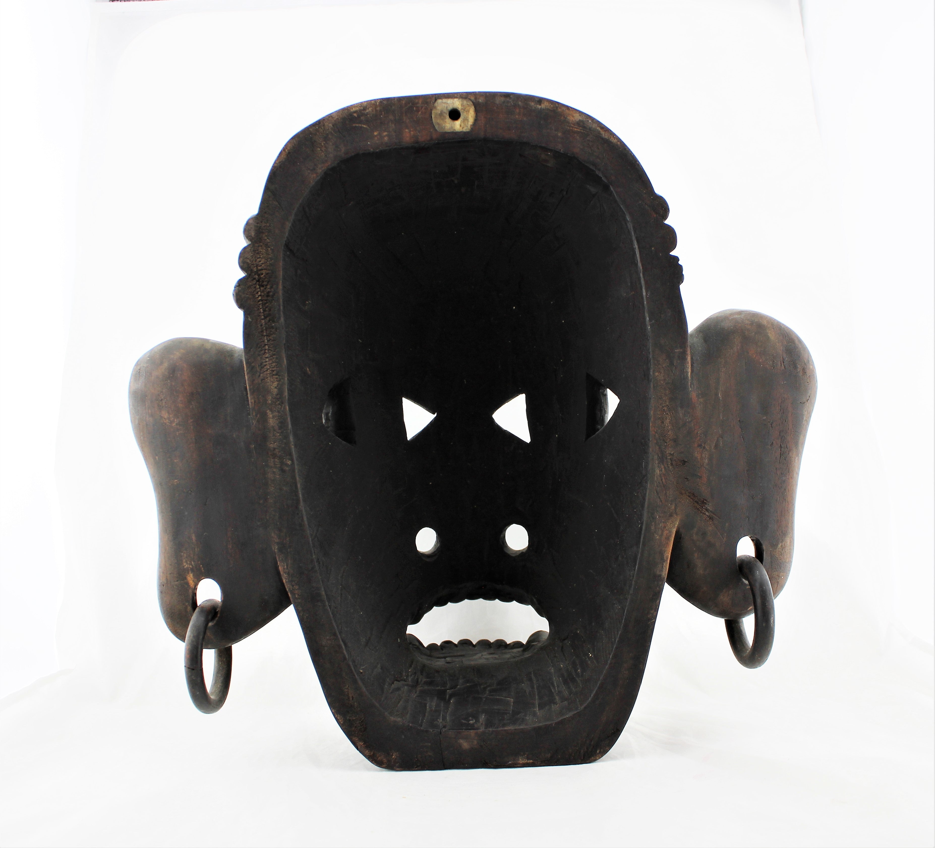 Vintage Carved Wood Mask
