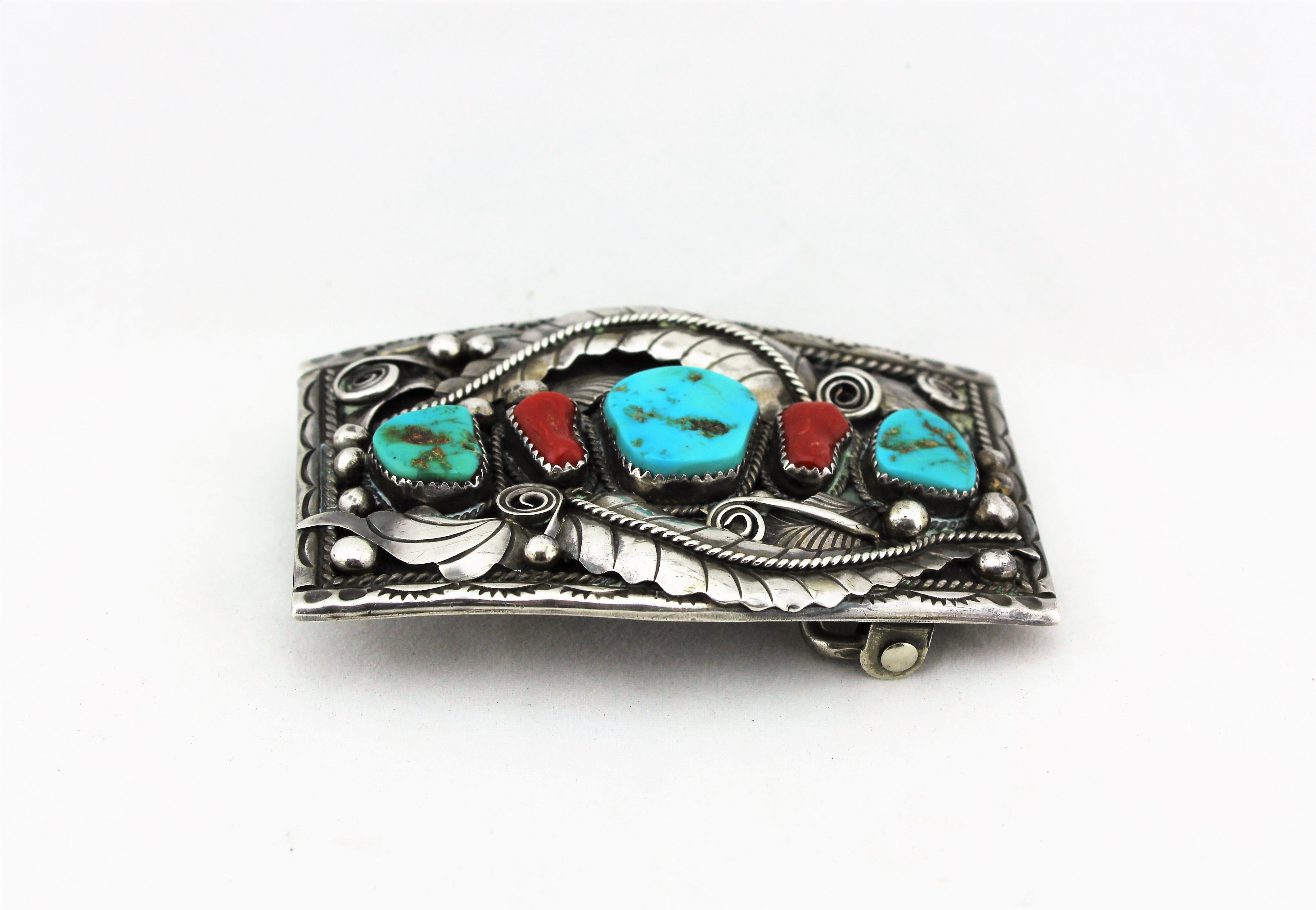 Justin Morris Navajo Belt Buckle