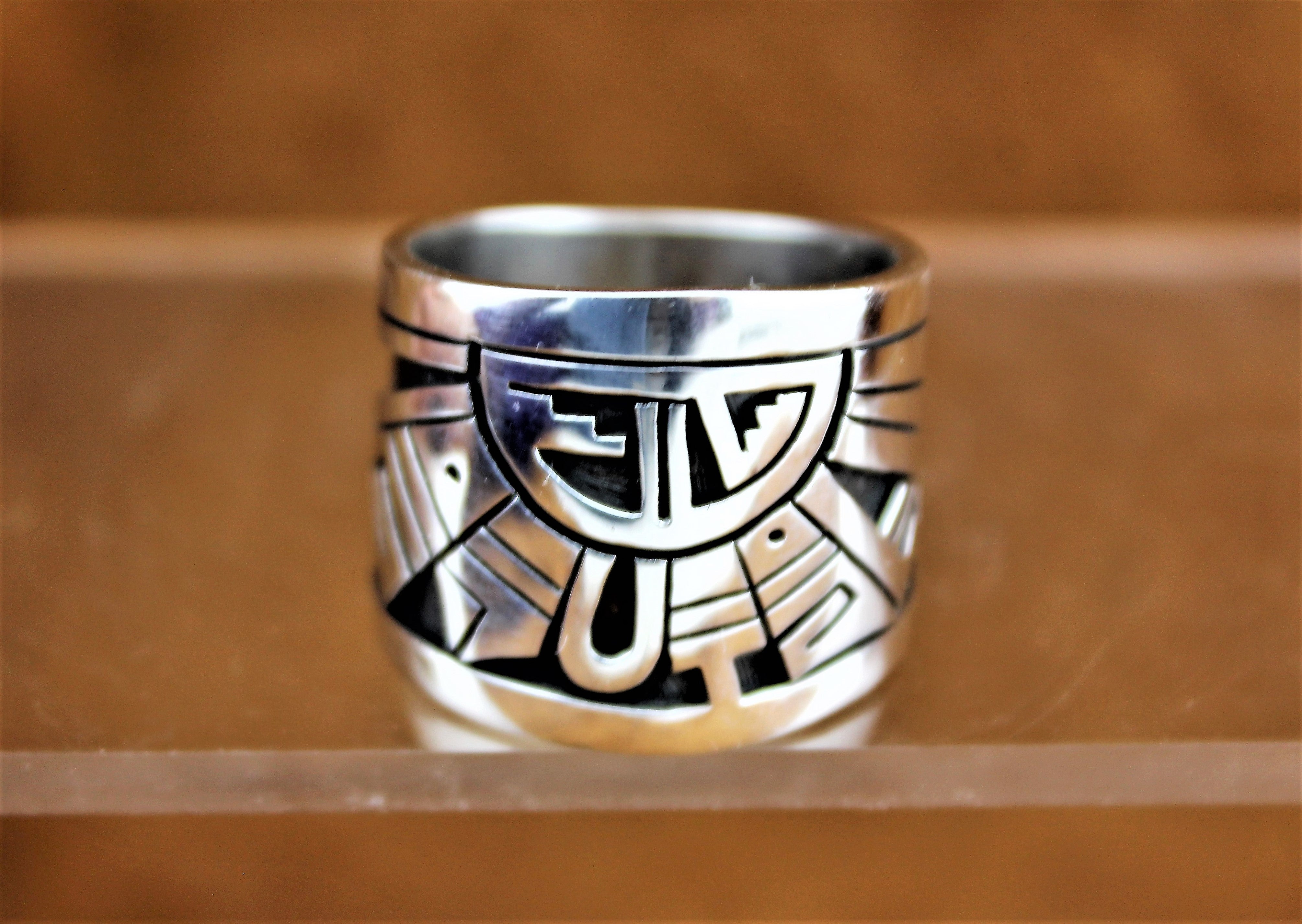 Berra Tawahongva Sun and Clouds Sterling Ring